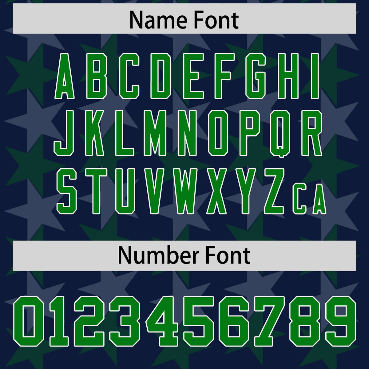 Custom Navy Kelly Green Personalized All Star Graffiti Pattern Authentic Football Jersey