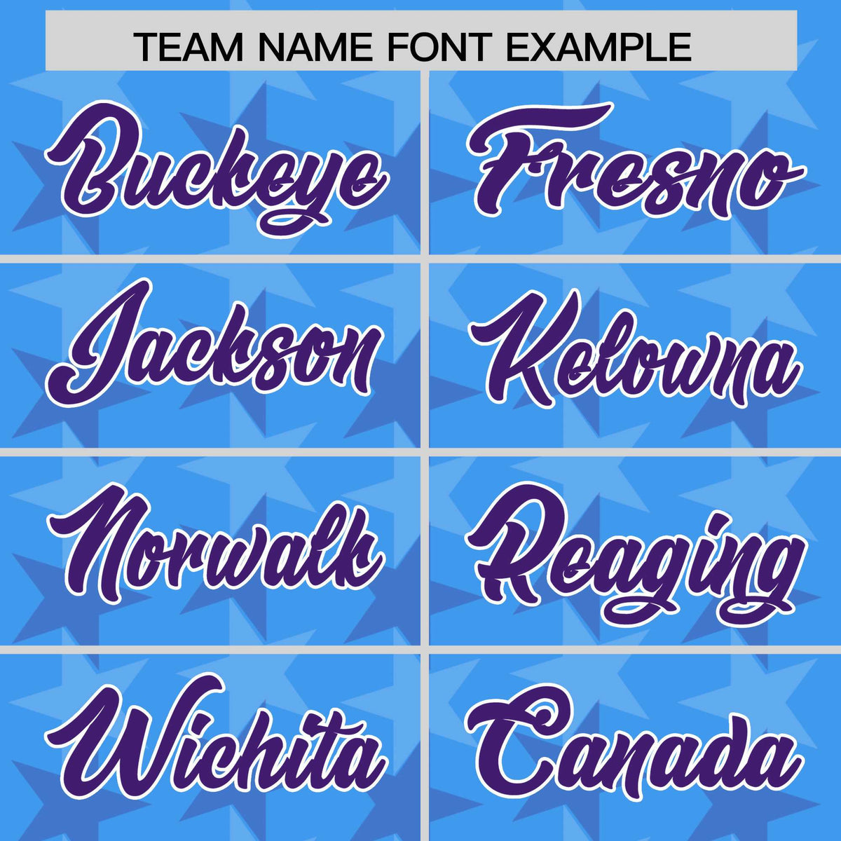 Custom Light Blue Purple Personalized All Star Graffiti Pattern Authentic Football Jersey