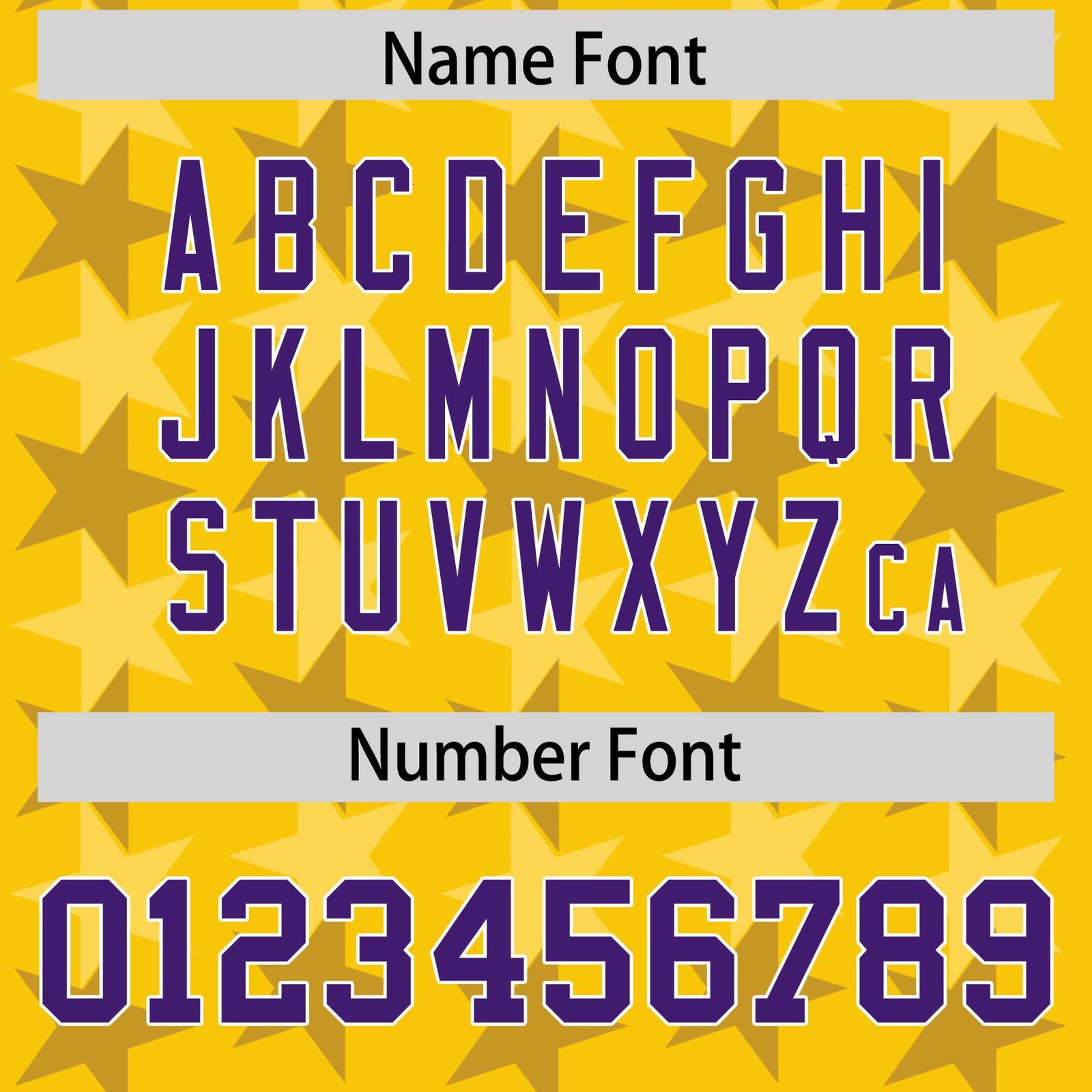 Custom Gold Purple Personalized All Star Graffiti Pattern Authentic Football Jersey