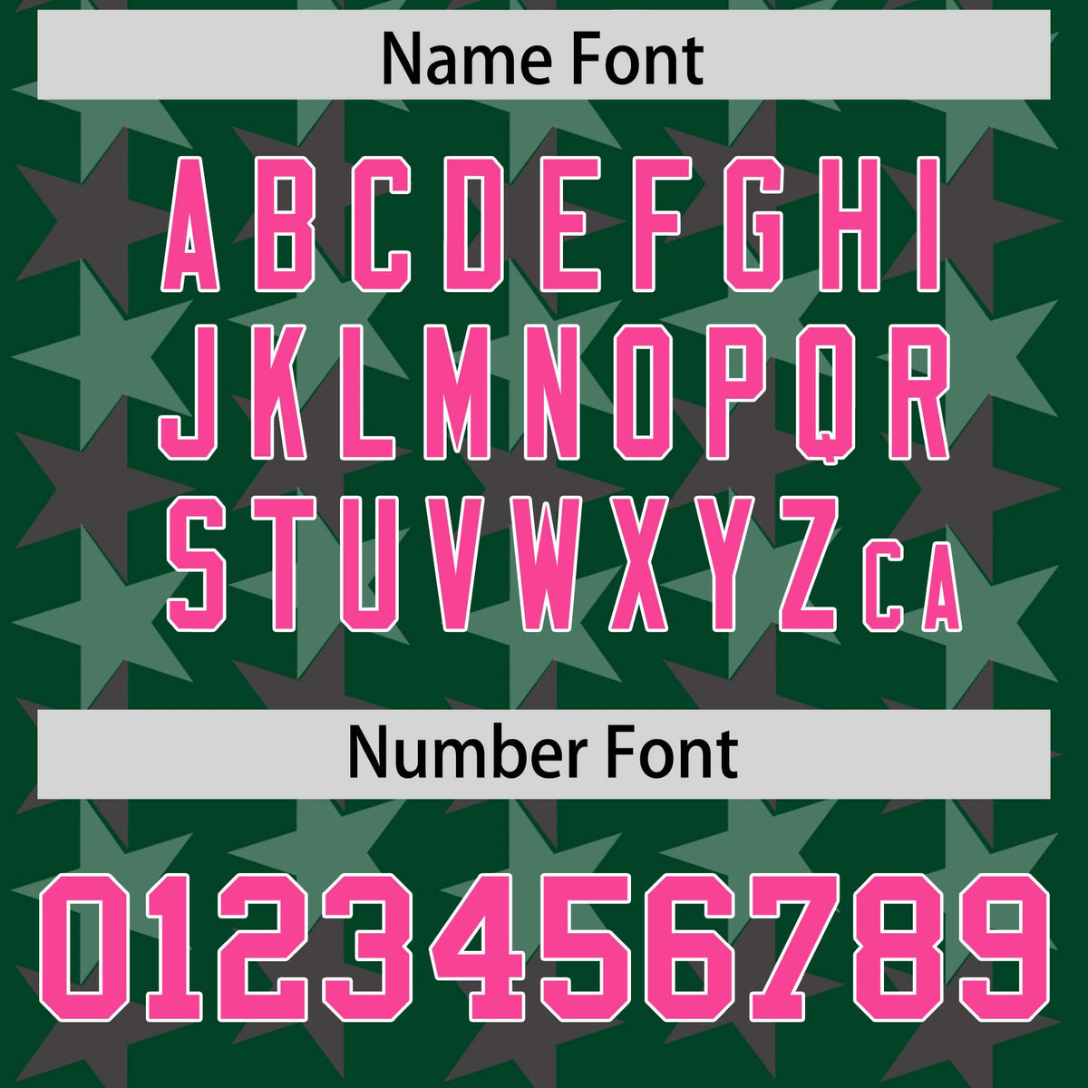 Custom Green Pink Personalized All Star Graffiti Pattern Authentic Football Jersey