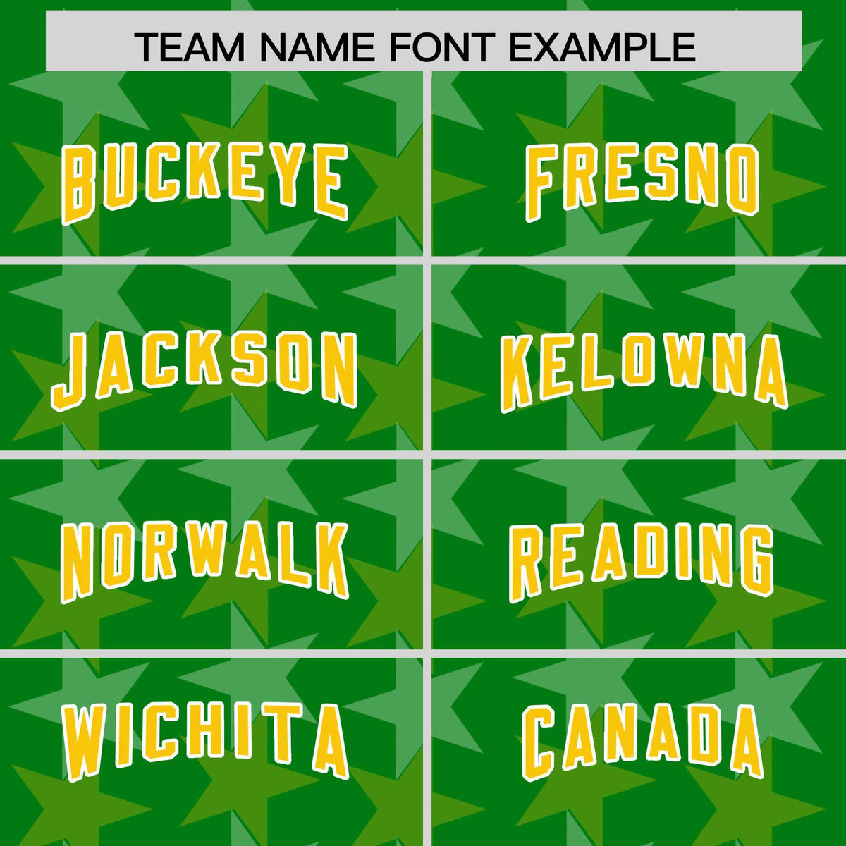 Custom Kelly Green Gold Personalized All Star Graffiti Pattern Authentic Football Jersey