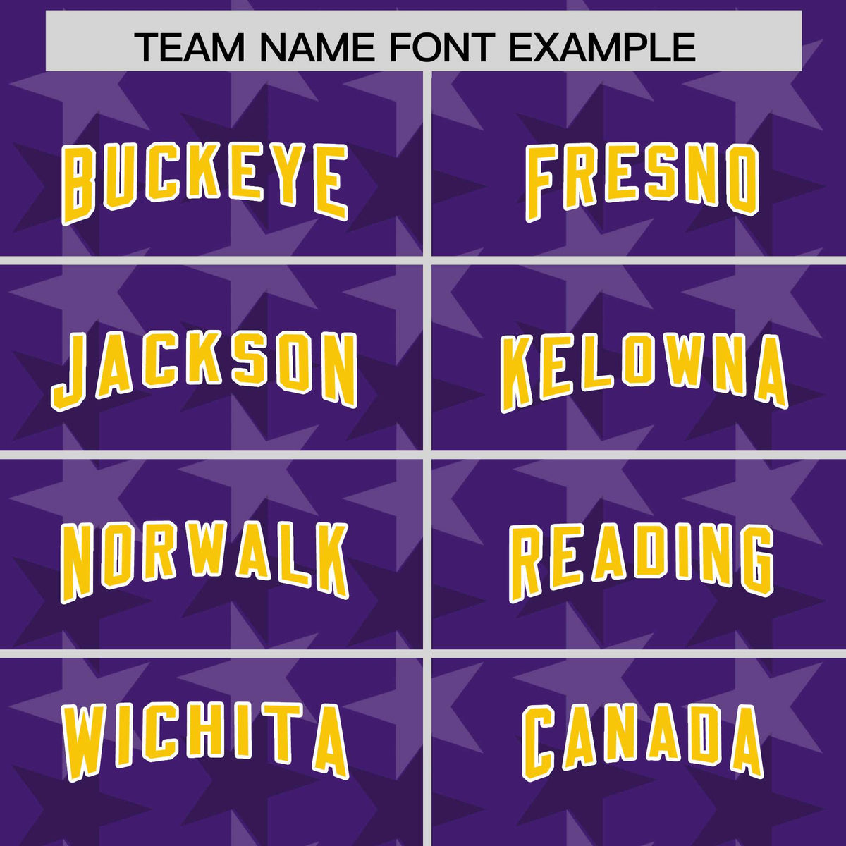 Custom Purple Gold Personalized All Star Graffiti Pattern Authentic Football Jersey