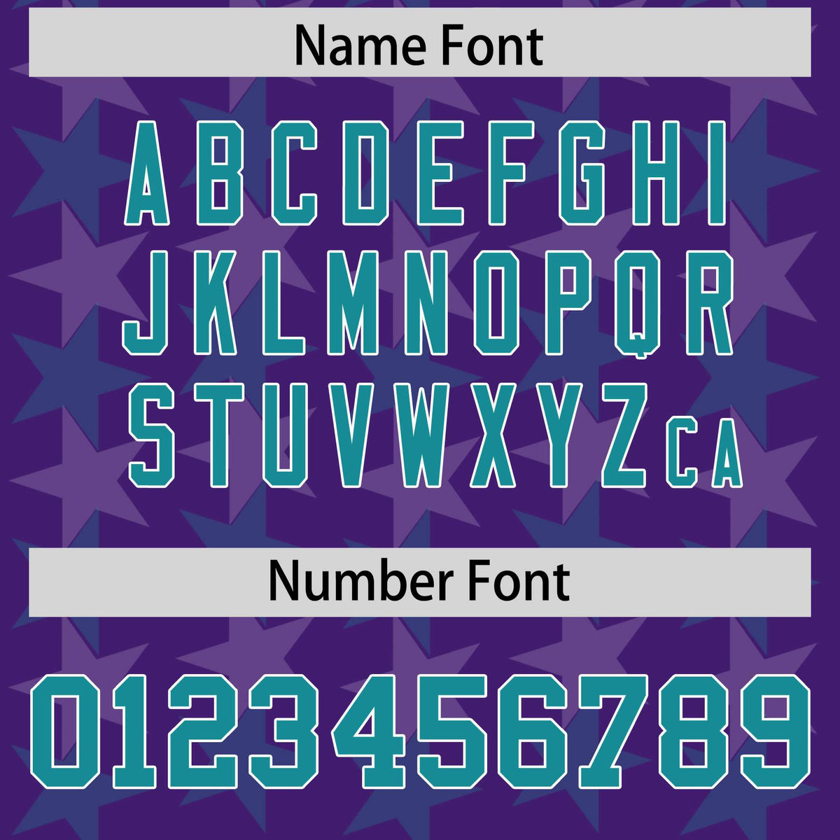 Custom Purple Aqua Personalized All Star Graffiti Pattern Authentic Football Jersey