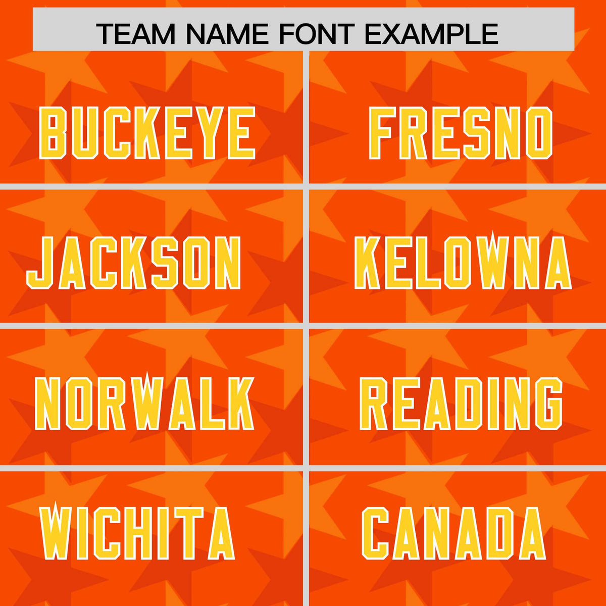 Custom Orange Gold Personalized All Star Graffiti Pattern Authentic Football Jersey