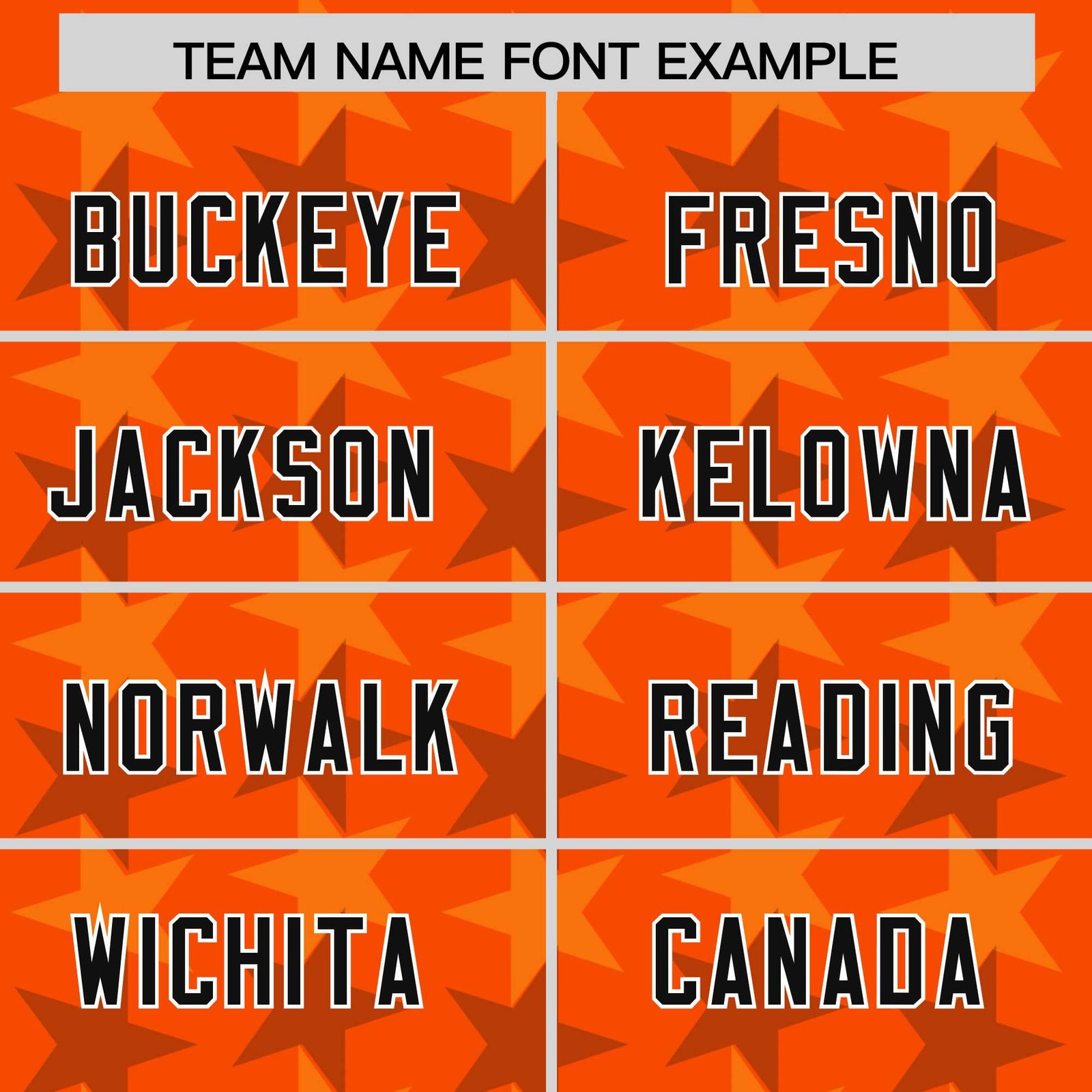 Custom Orange Black Personalized All Star Graffiti Pattern Authentic Football Jersey