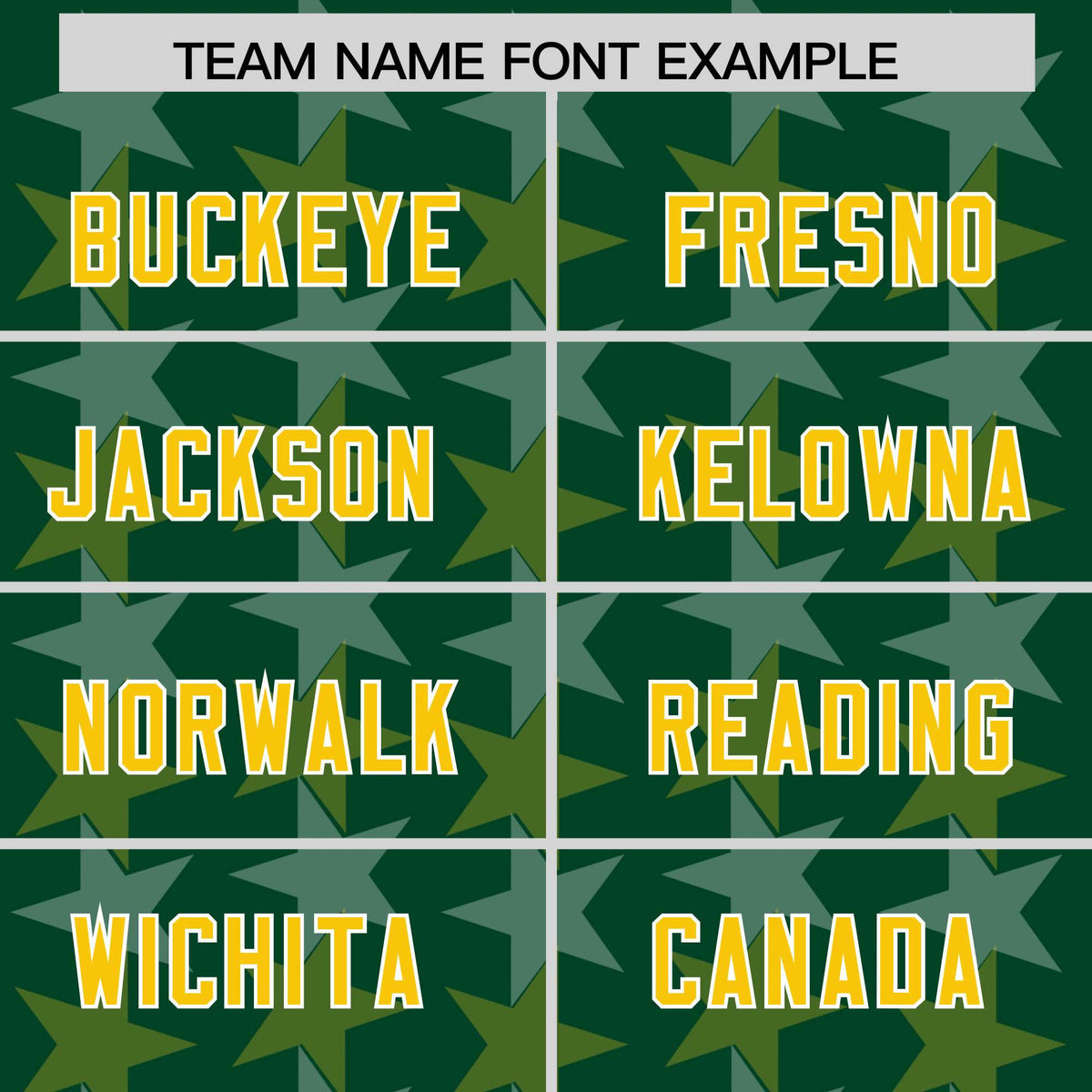 Custom Green Gold Personalized All Star Graffiti Pattern Authentic Football Jersey