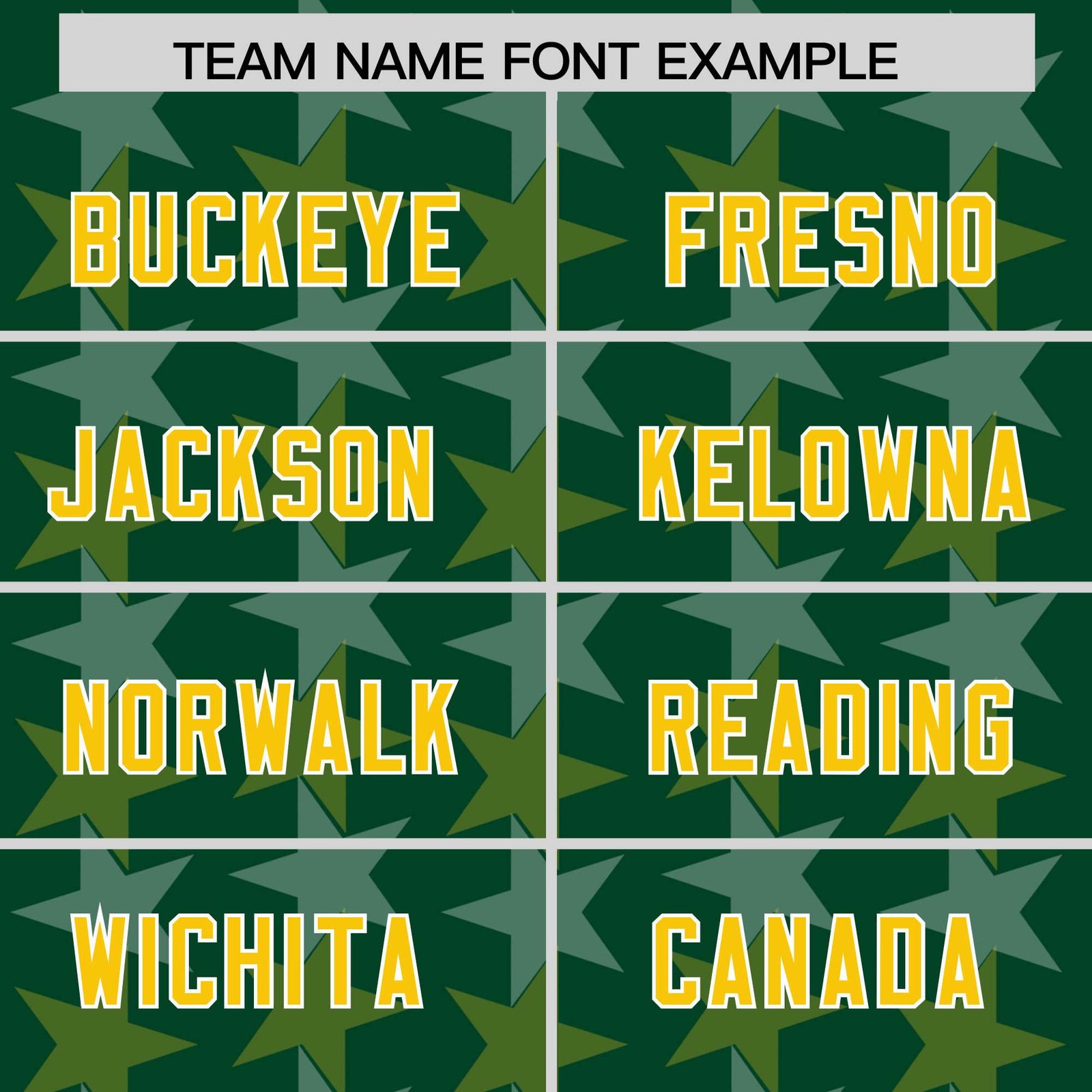 Custom Green Gold Personalized All Star Graffiti Pattern Authentic Football Jersey