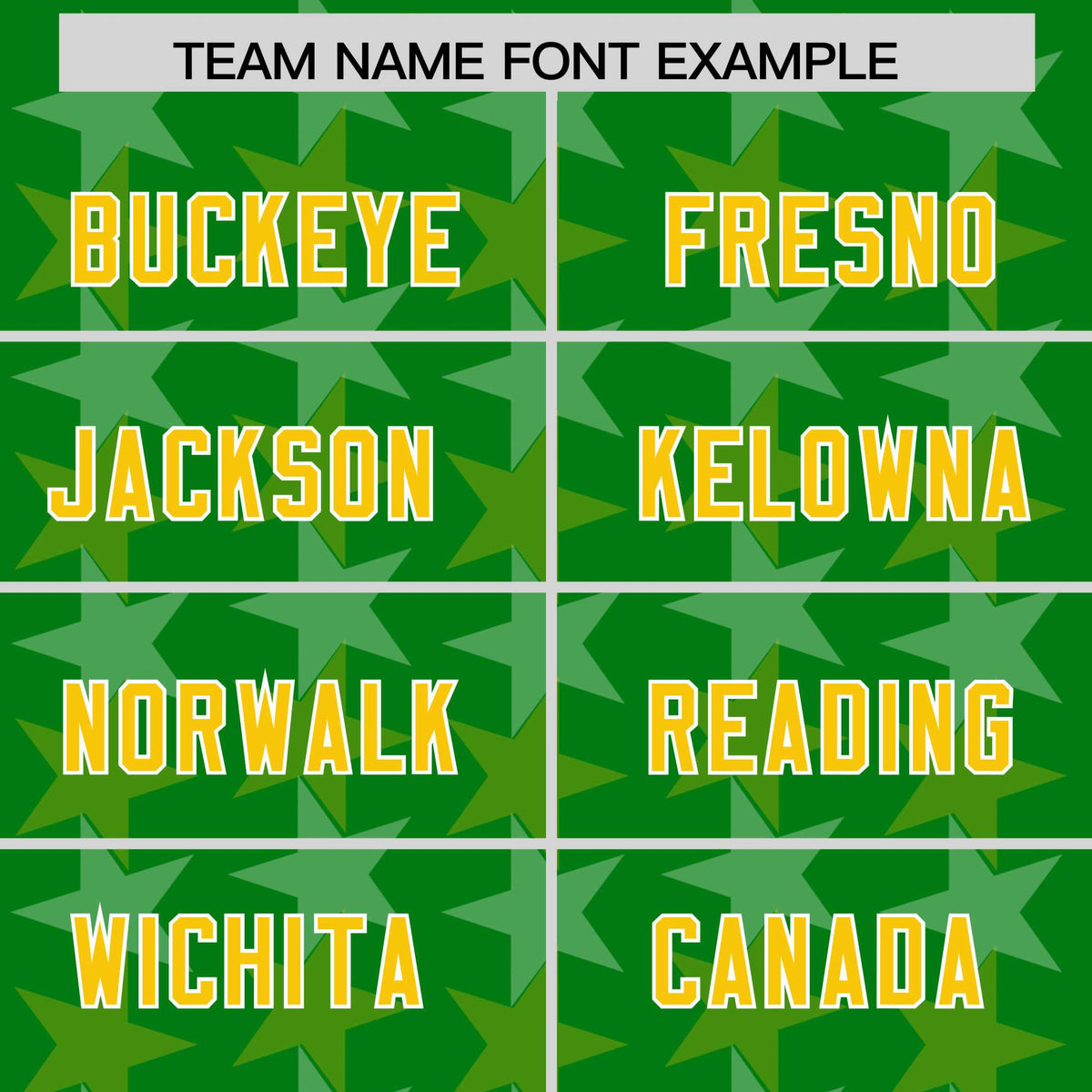 Custom Kelly Green Gold Personalized All Star Graffiti Pattern Authentic Football Jersey