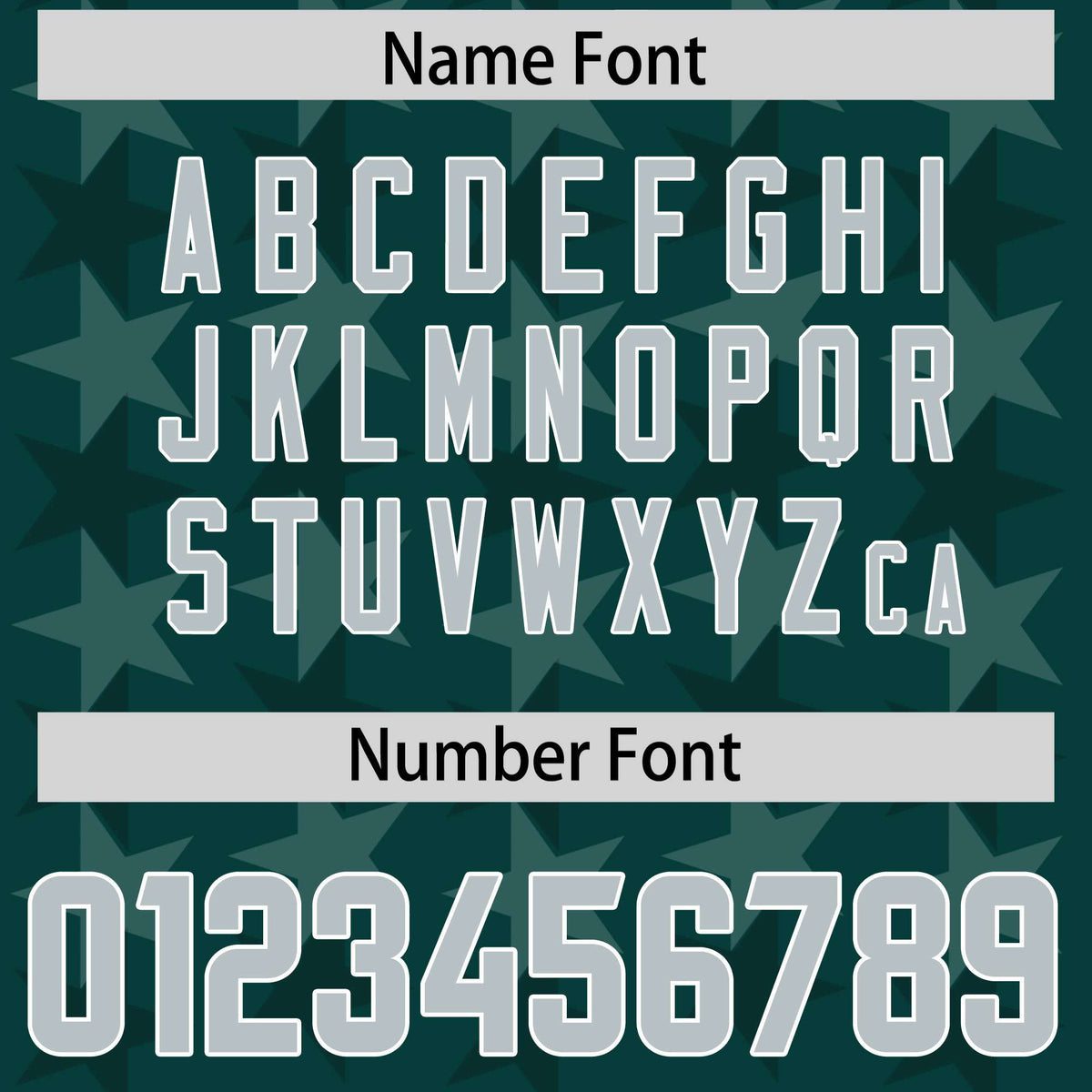 Custom Midnight Green Grey Personalized All Star Graffiti Pattern Authentic Football Jersey