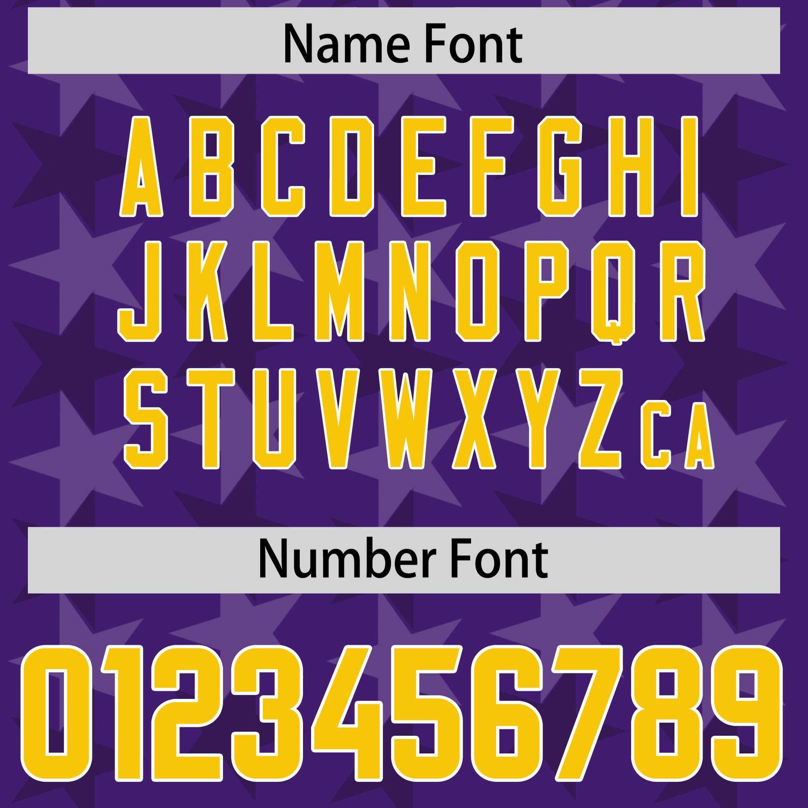 Custom Purple Gold Personalized All Star Graffiti Pattern Authentic Football Jersey