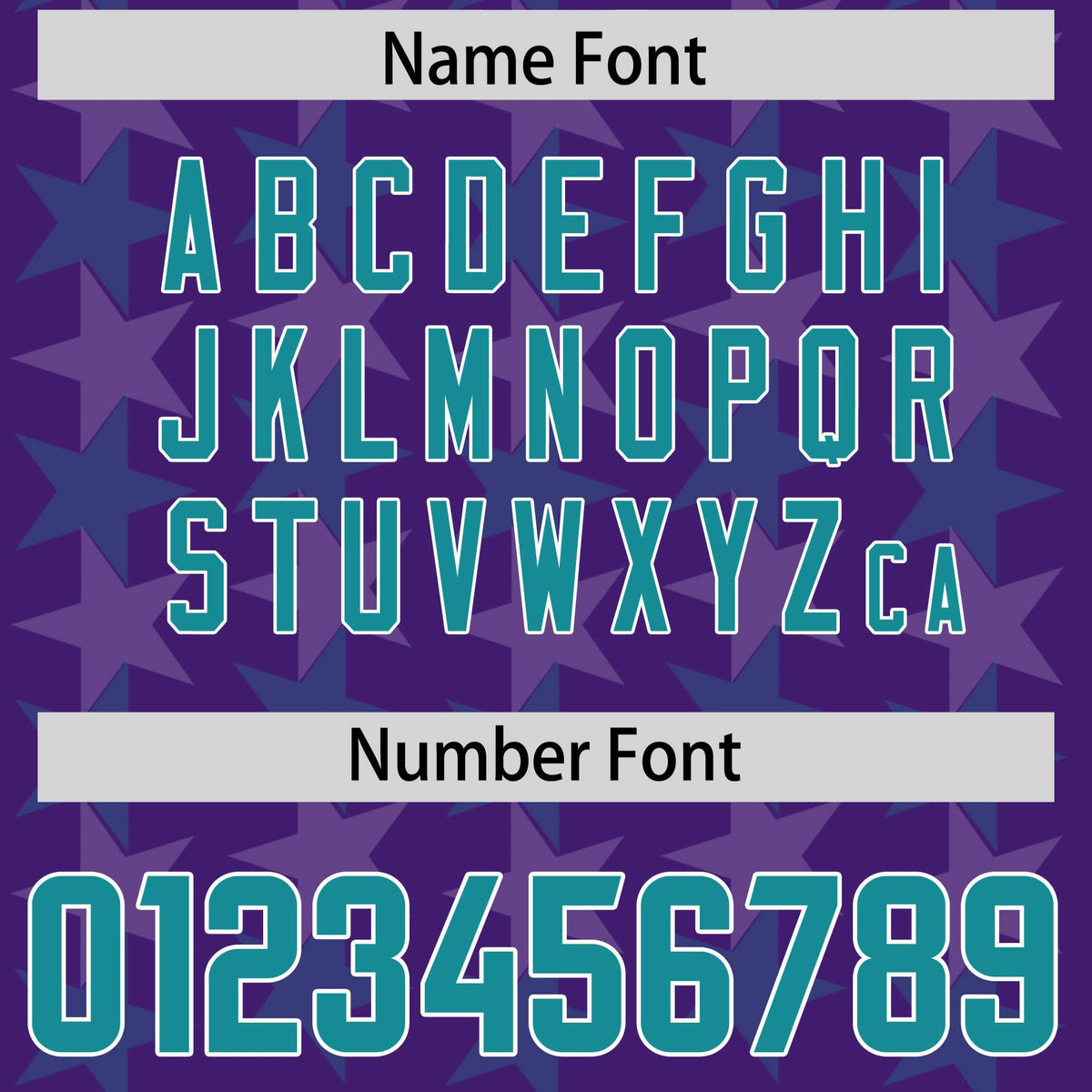 Custom Purple Aqua Personalized All Star Graffiti Pattern Authentic Football Jersey