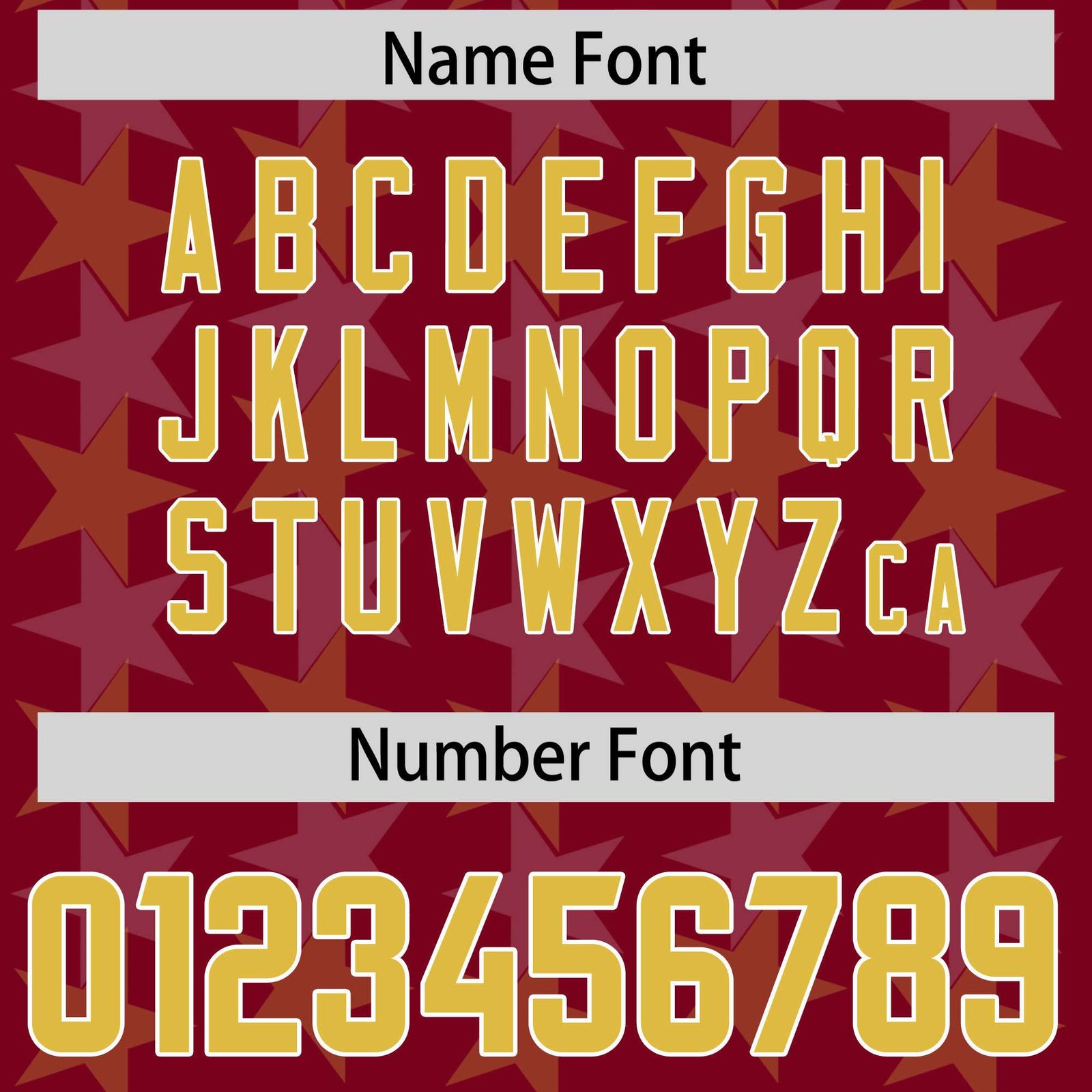 Custom Crimson Gold Personalized All Star Graffiti Pattern Authentic Football Jersey