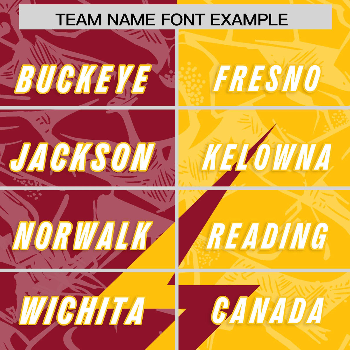 Custom Yellow Cardinal Split Personalized Lightning Pattern Football Jersey