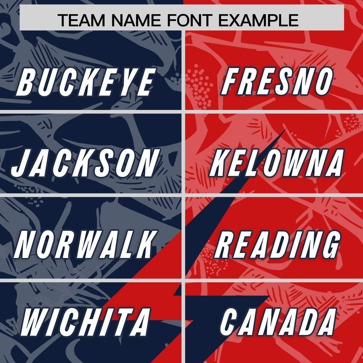 Custom Red Navy Split Personalized Lightning Pattern Football Jersey