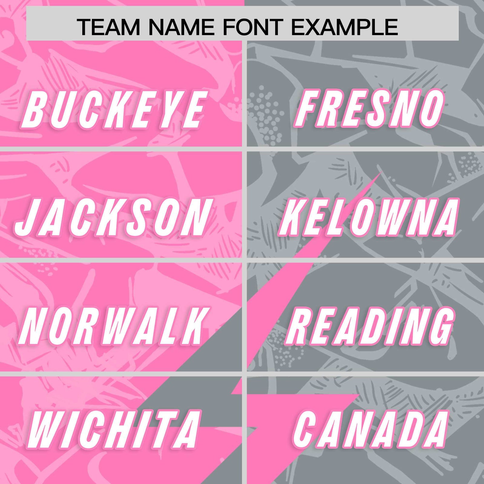 Custom Gray Pink Split Personalized Lightning Pattern Football Jersey