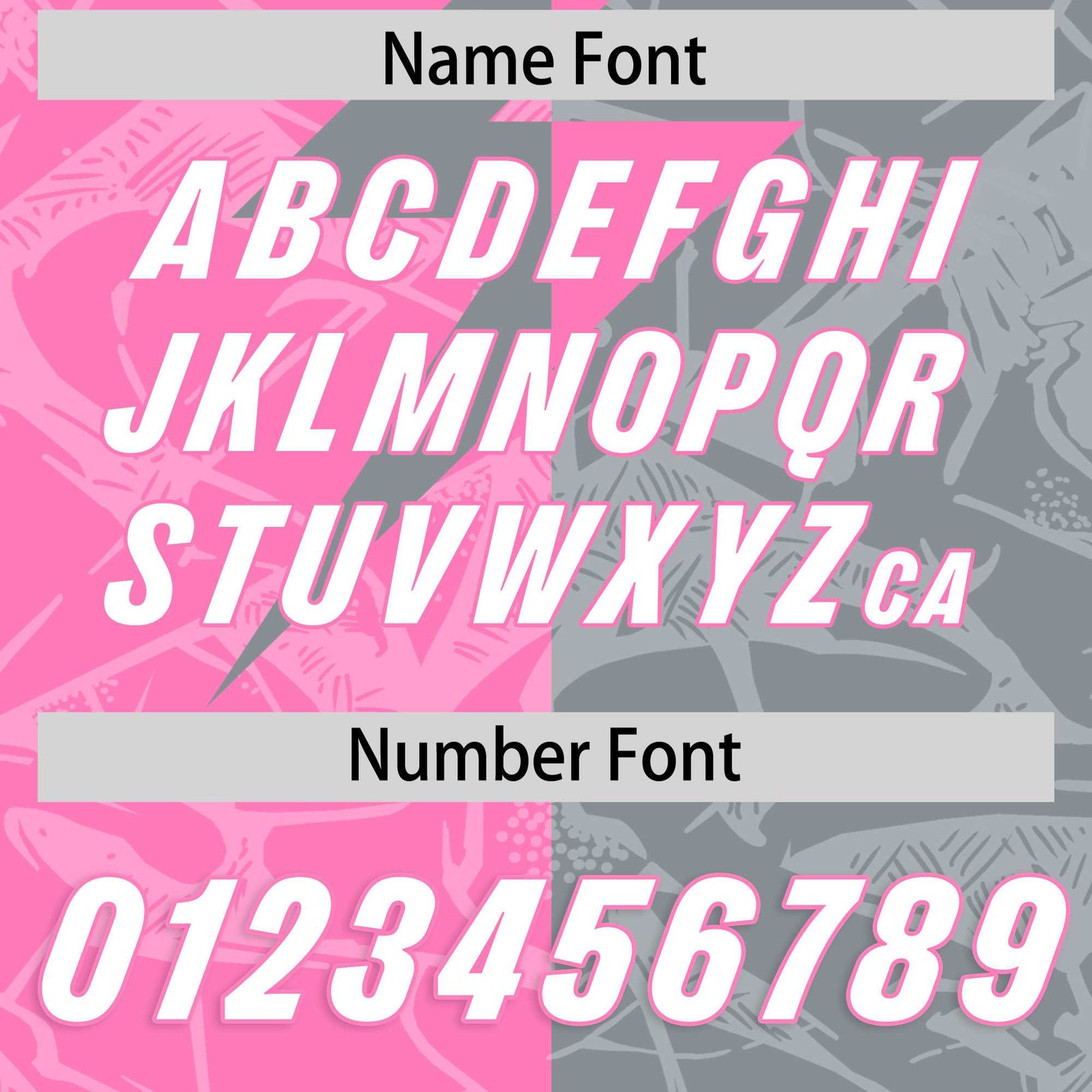 Custom Gray Pink Split Personalized Lightning Pattern Football Jersey