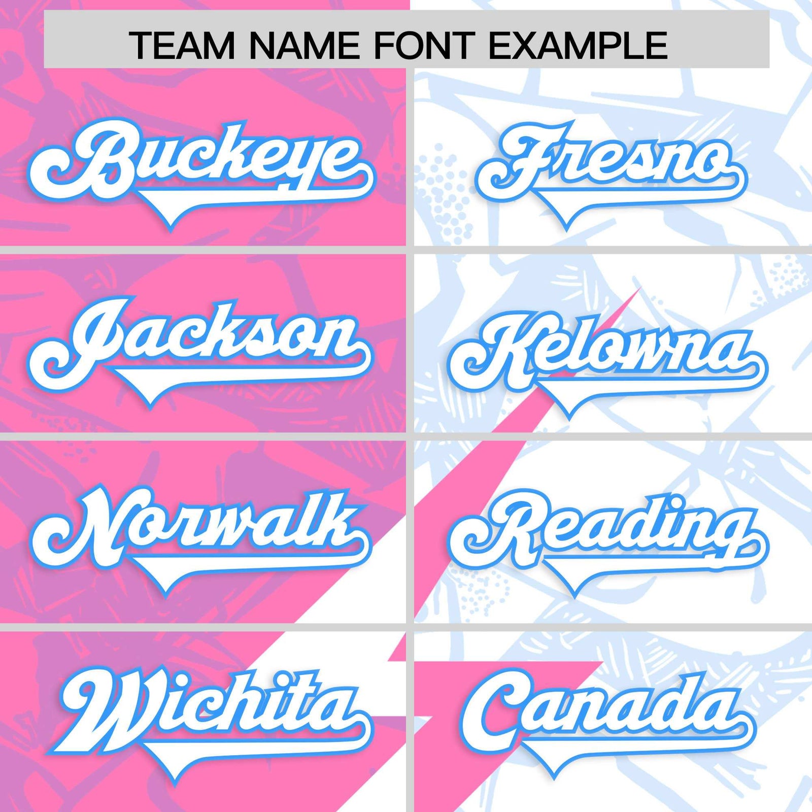 Custom White Pink Split Personalized Lightning Pattern Football Jersey