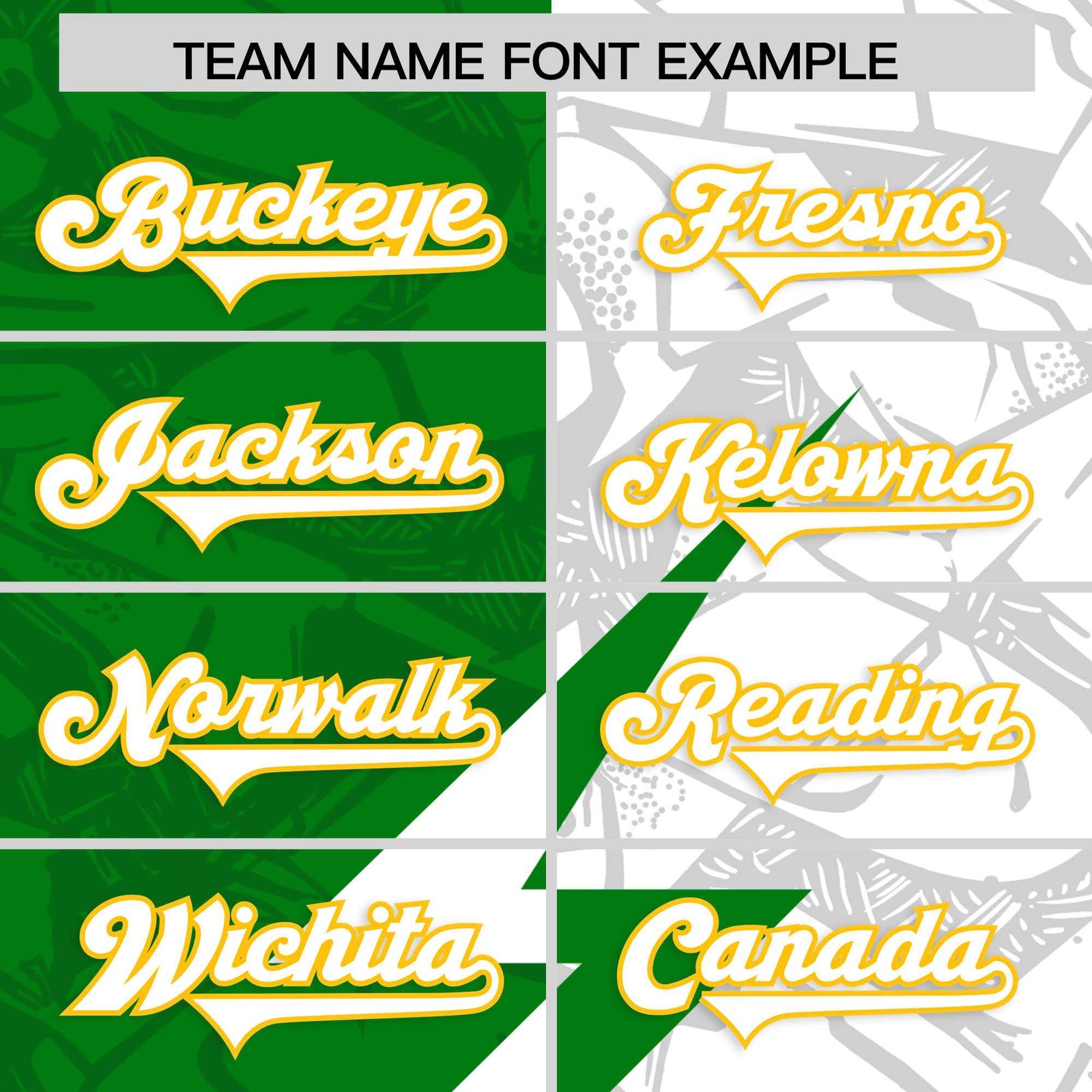 Custom Kelly Green White Split Personalized Lightning Pattern Football Jersey
