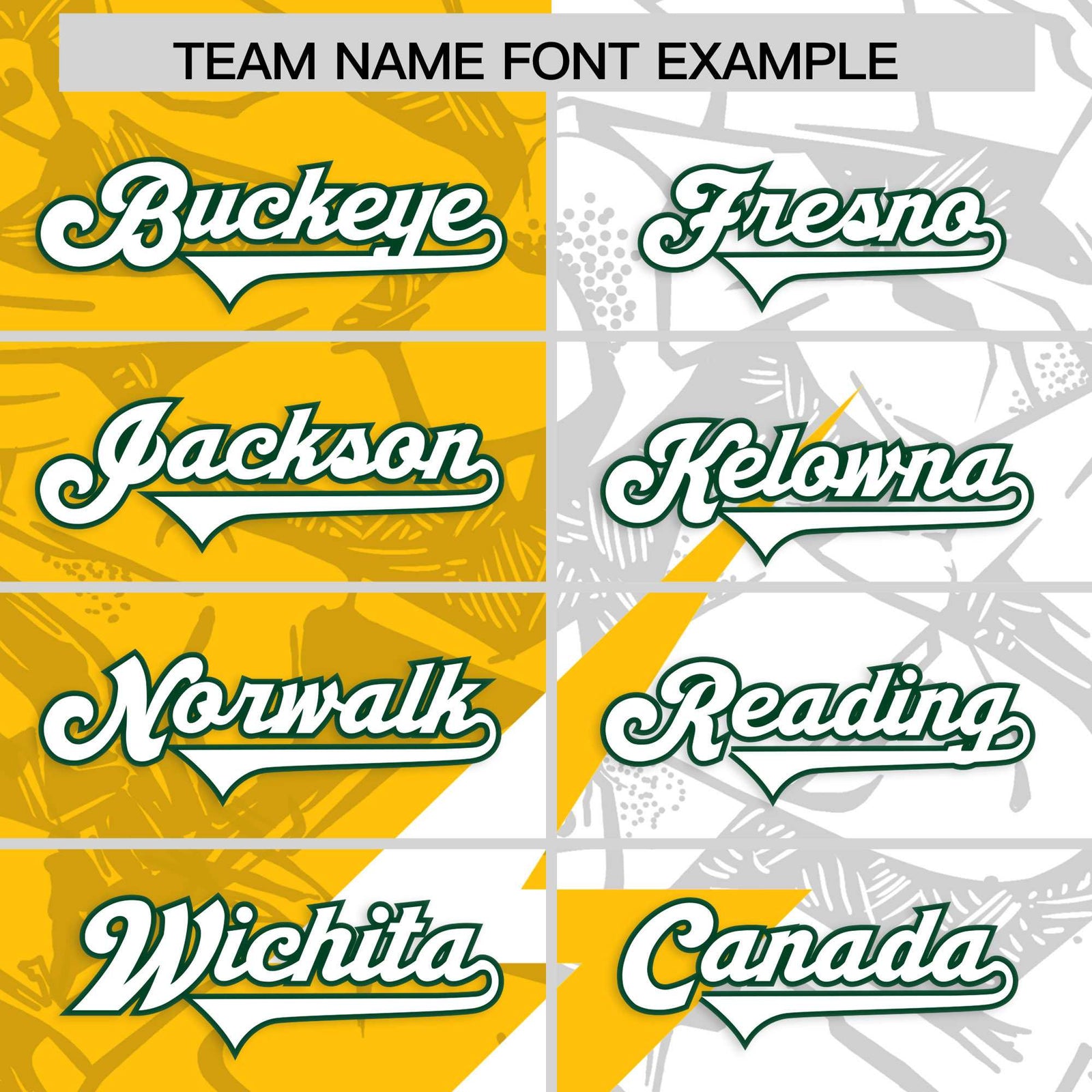 Custom Yellow White Split Personalized Lightning Pattern Football Jersey