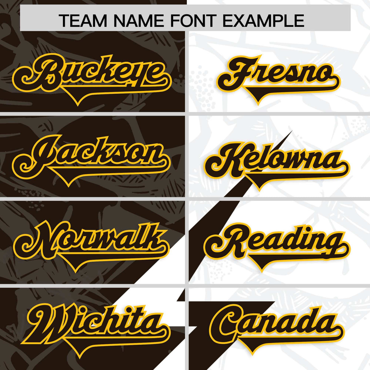 Custom Brown White Split Personalized Lightning Pattern Football Jersey