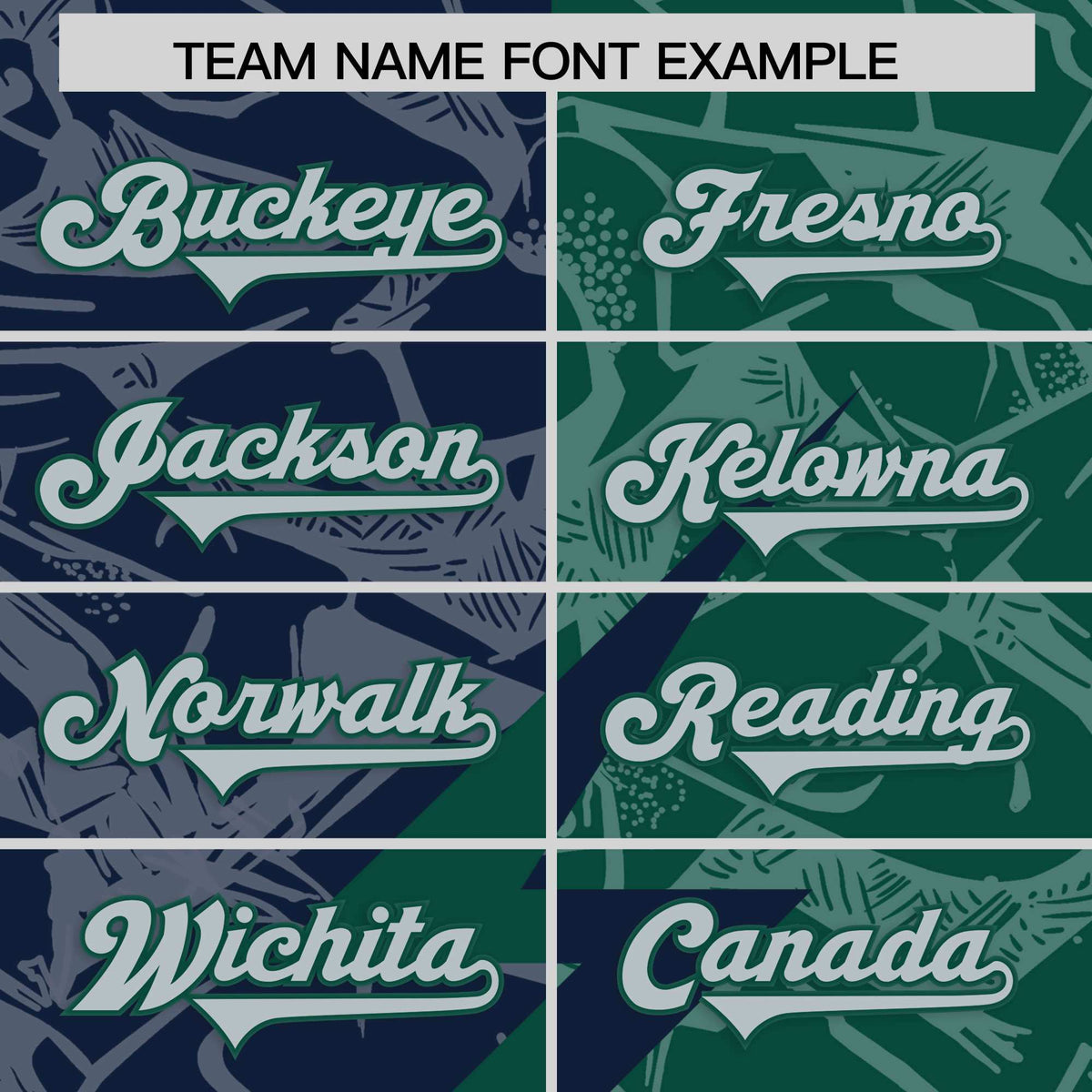 Custom Green Navy Split Personalized Lightning Pattern Football Jersey