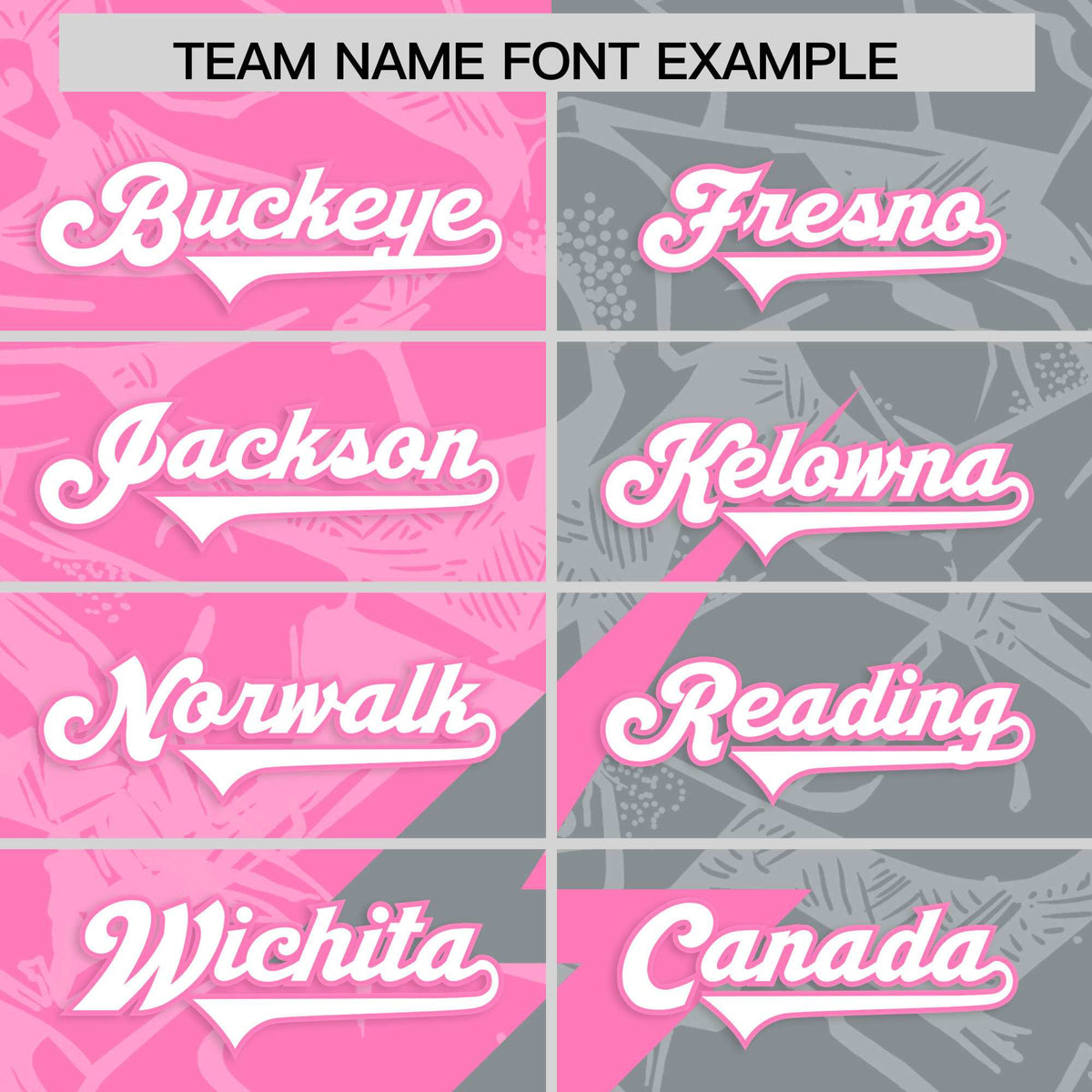 Custom Gray Pink Split Personalized Lightning Pattern Football Jersey