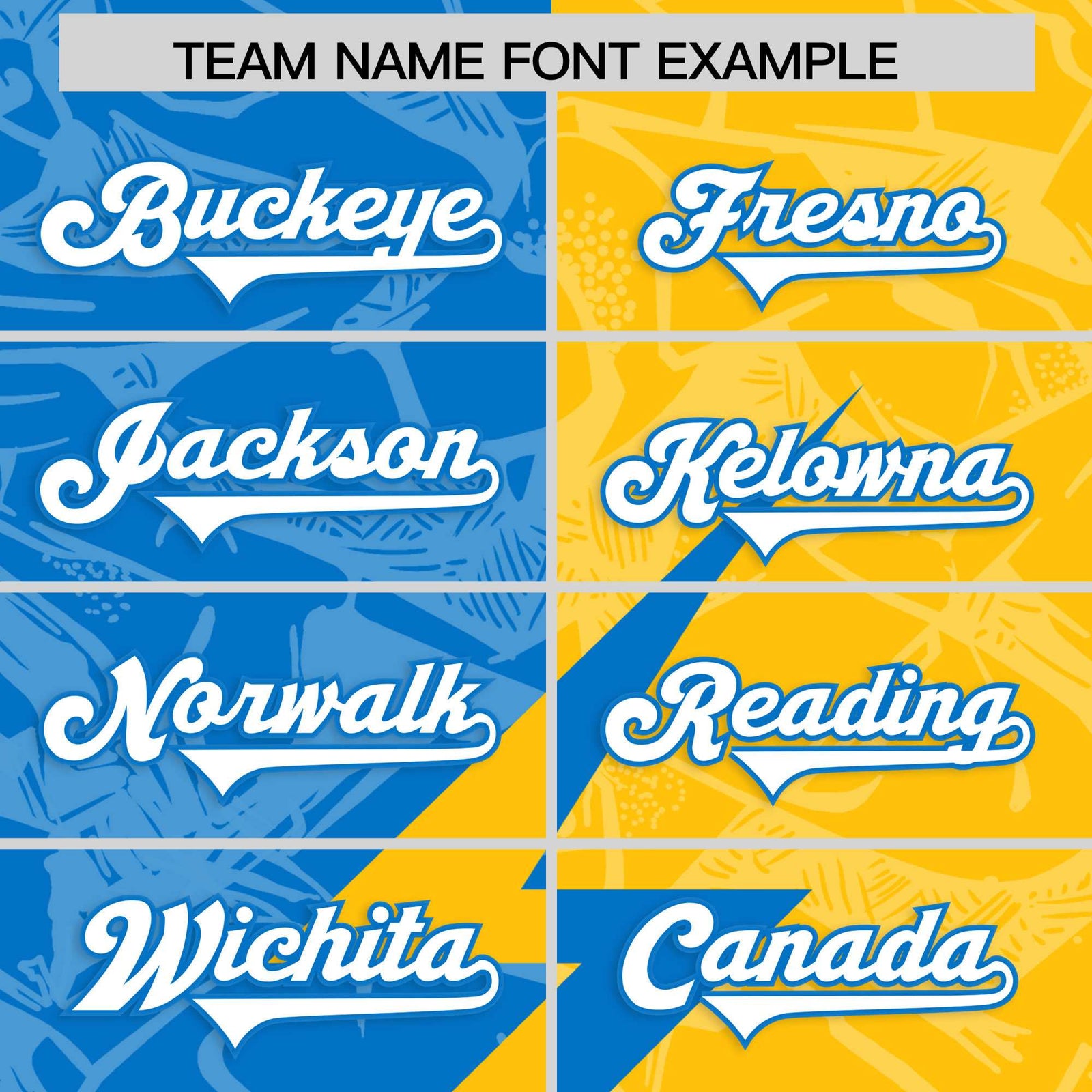 Custom Panther Blue Gold Split Personalized Lightning Pattern Football Jersey