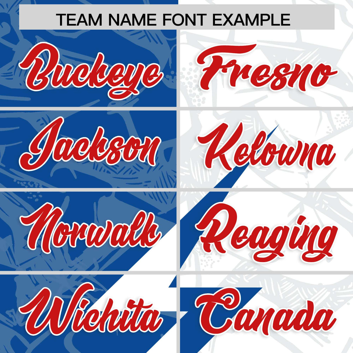 Custom White Royal Split Personalized Lightning Pattern Football Jersey