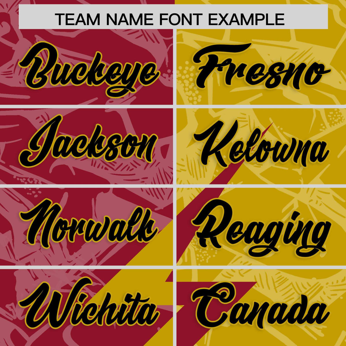 Custom Old Gold Cardinal Split Personalized Lightning Pattern Football Jersey