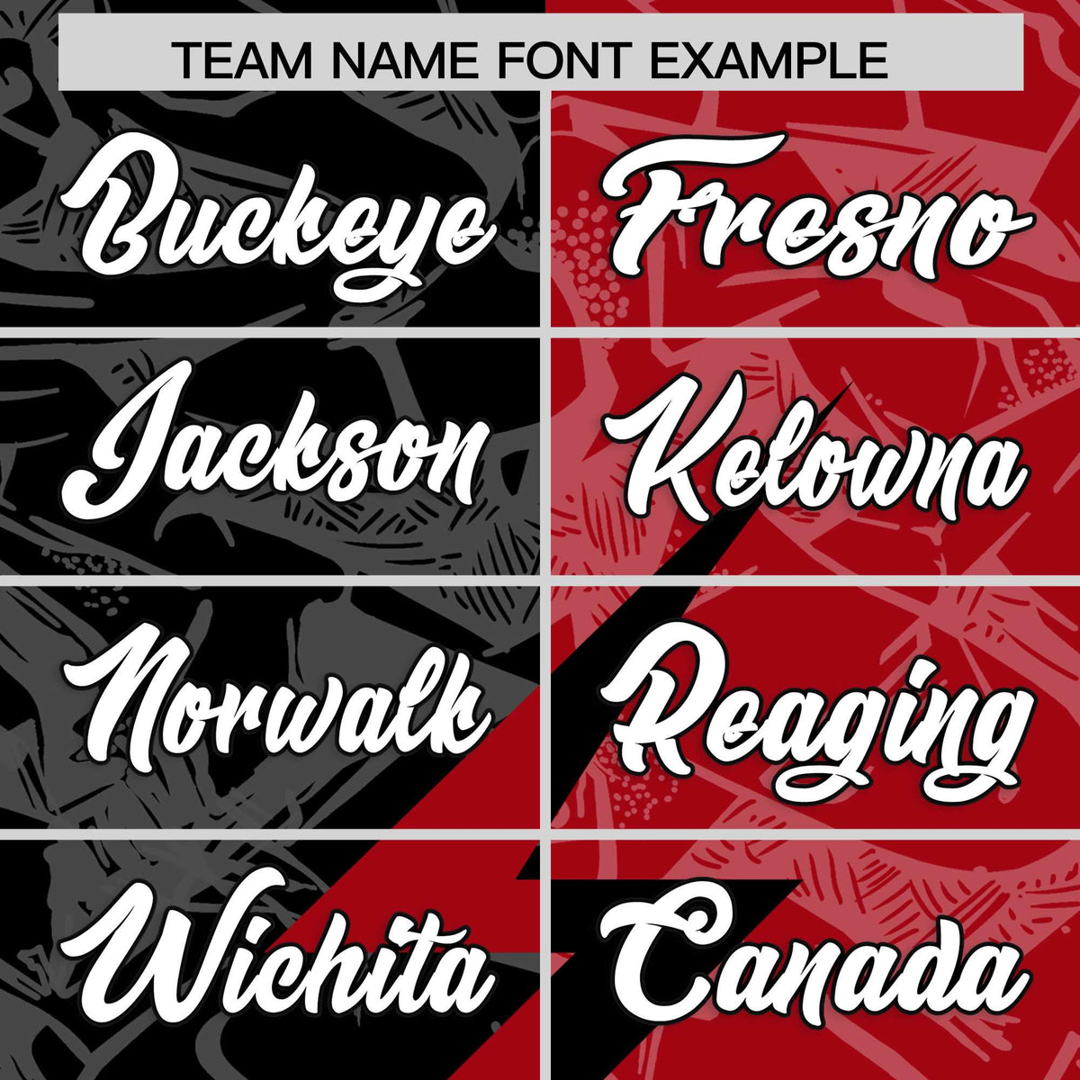 Custom Black Red Split Personalized Lightning Pattern Football Jersey