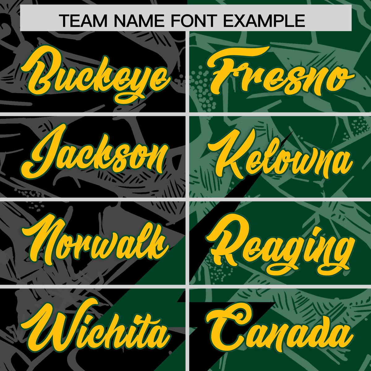 Custom Black Green Split Personalized Lightning Pattern Football Jersey