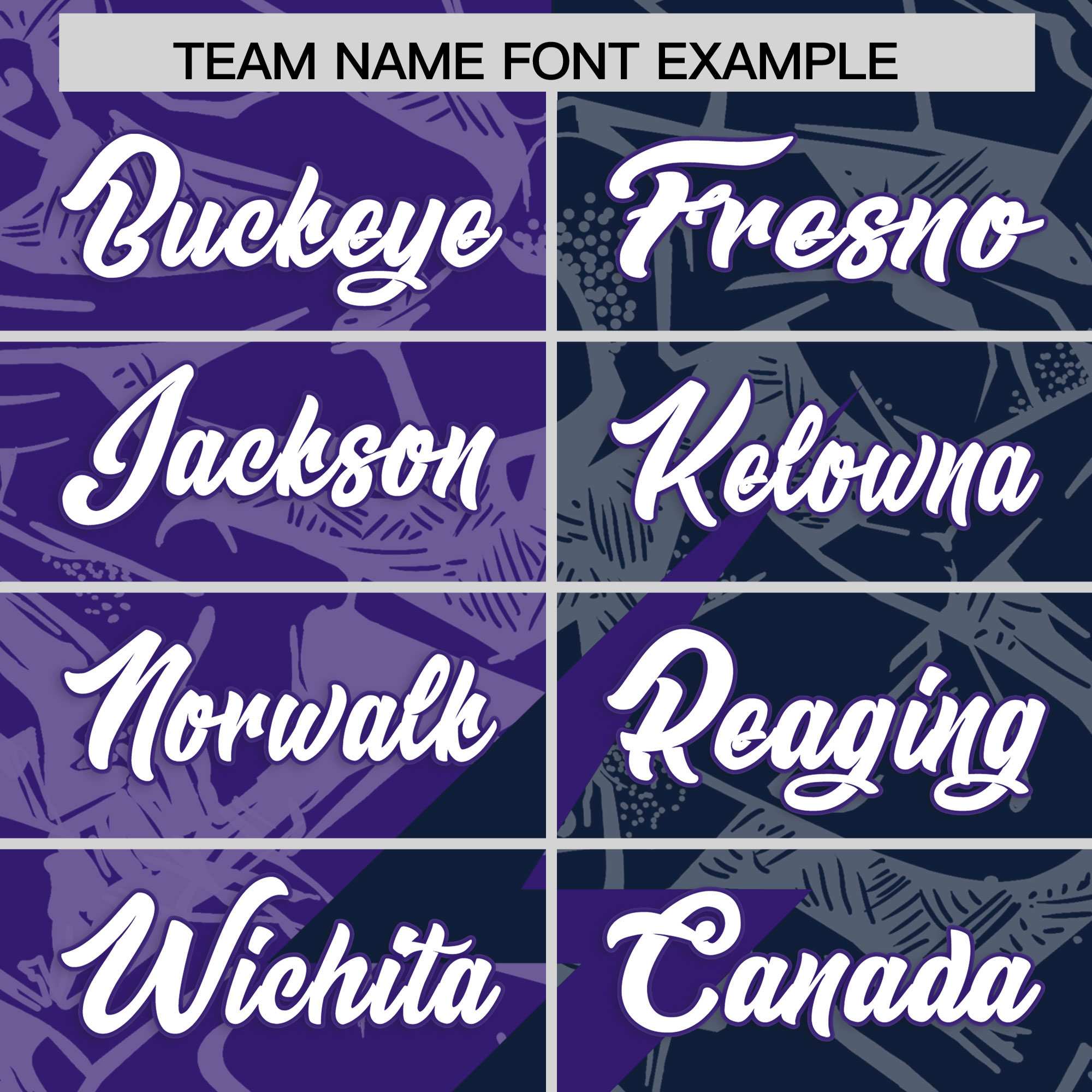 Custom Navy Purple Split Personalized Lightning Pattern Football Jersey
