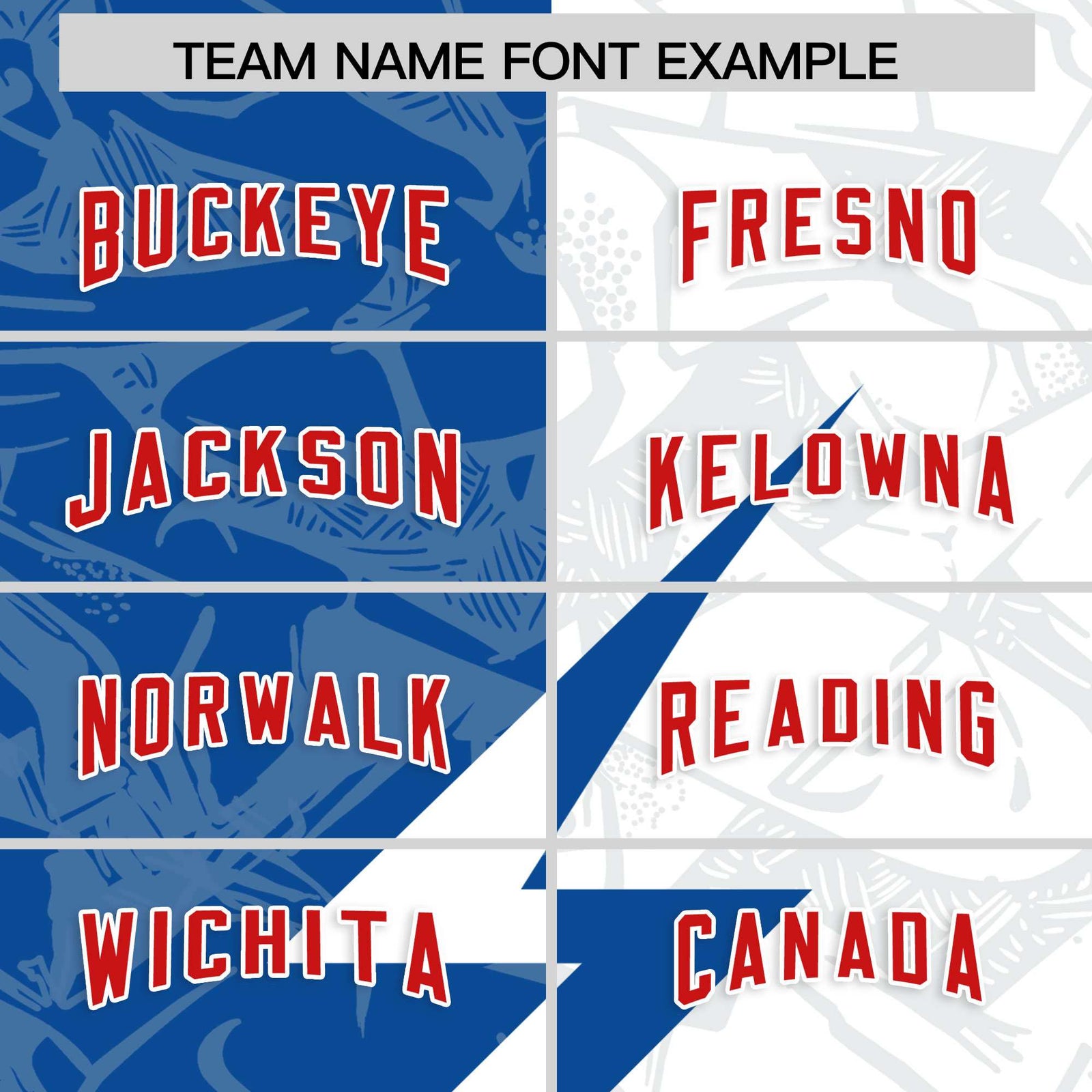 Custom White Royal Split Personalized Lightning Pattern Football Jersey