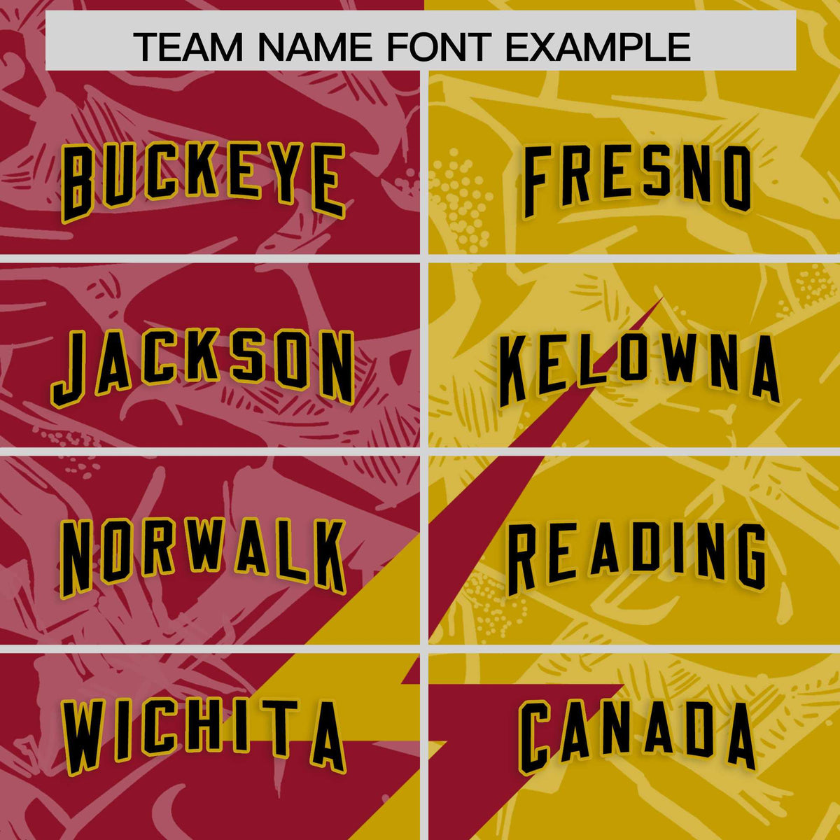 Custom Old Gold Cardinal Split Personalized Lightning Pattern Football Jersey