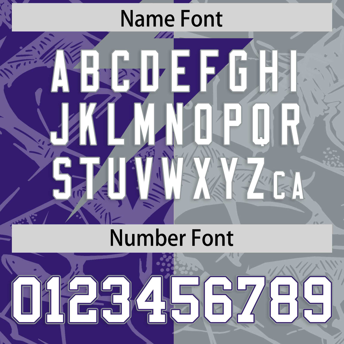 Custom Purple Gray Split Personalized Lightning Pattern Football Jersey