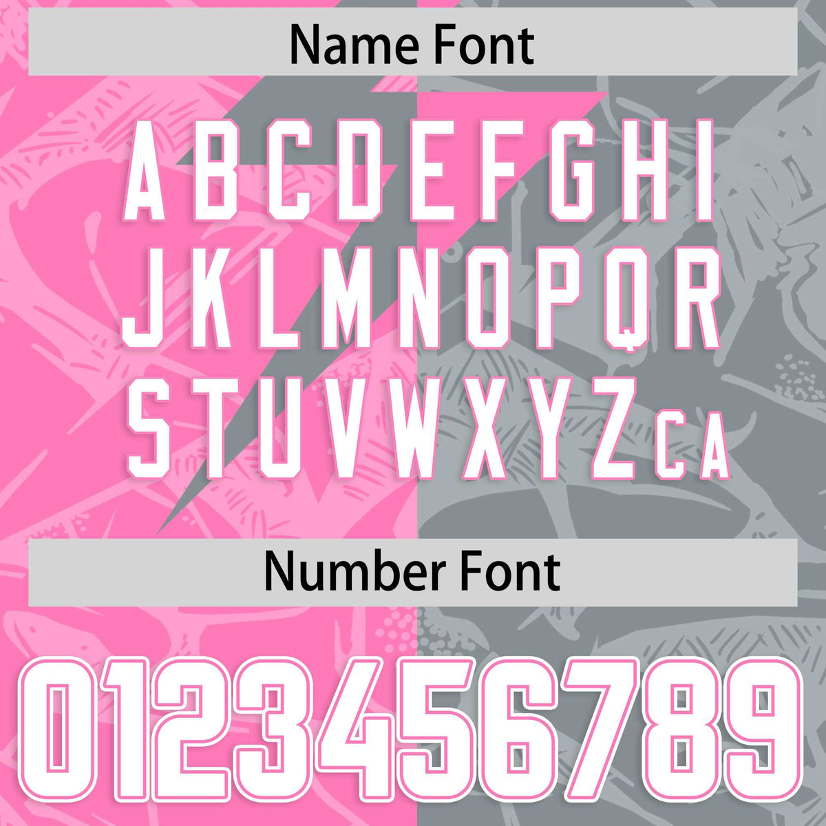 Custom Gray Pink Split Personalized Lightning Pattern Football Jersey