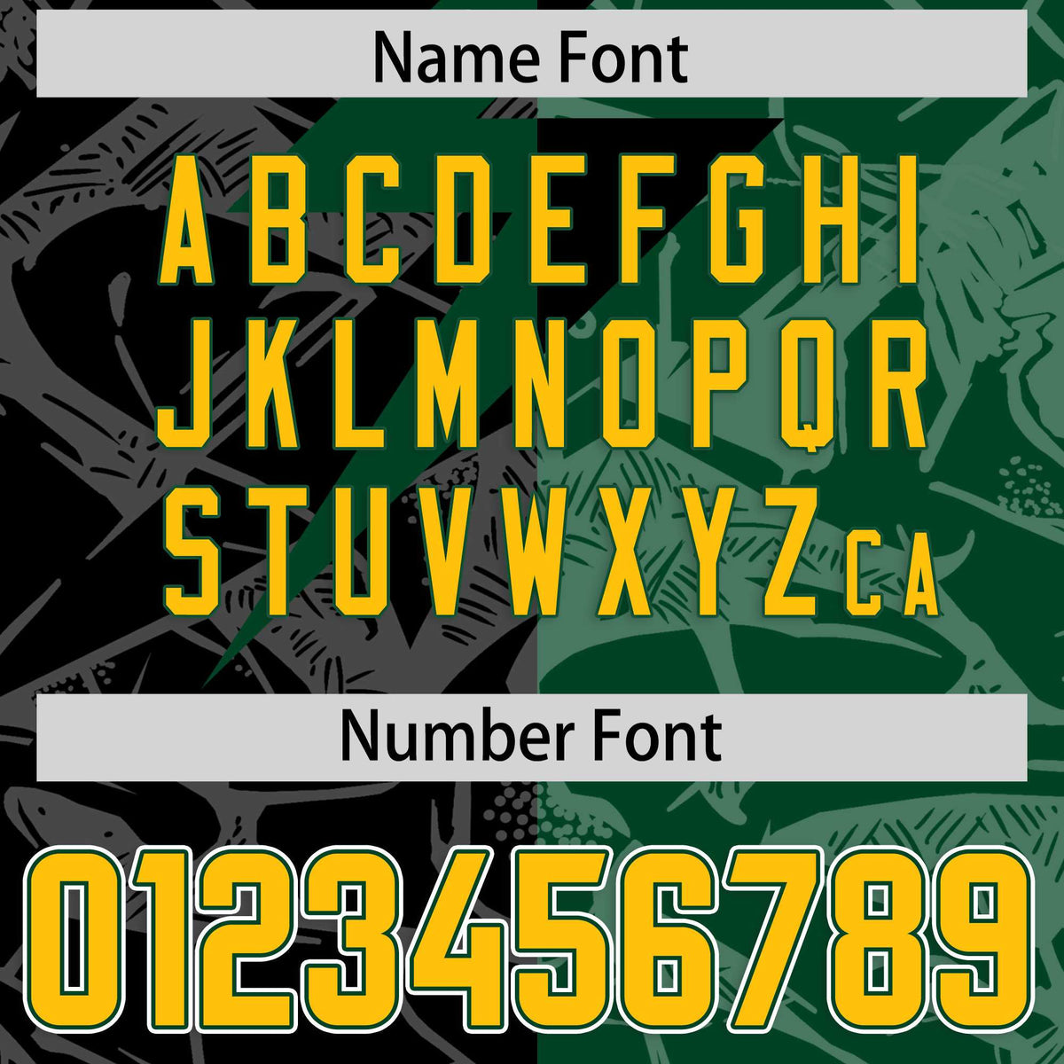 Custom Black Green Split Personalized Lightning Pattern Football Jersey