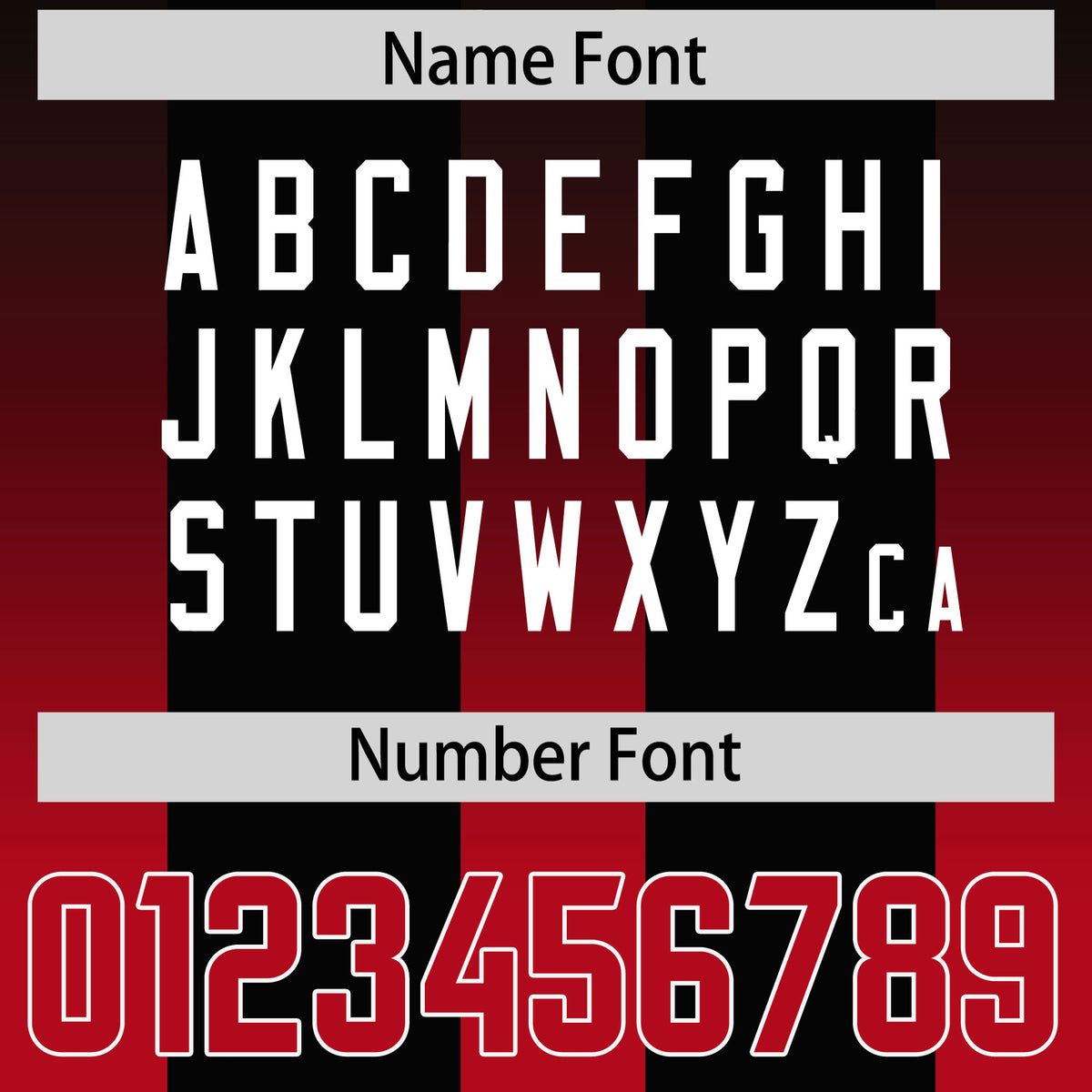 Custom Black Red Vertical Width Stripe Gradient Fashion Personalized Team Football Jersey