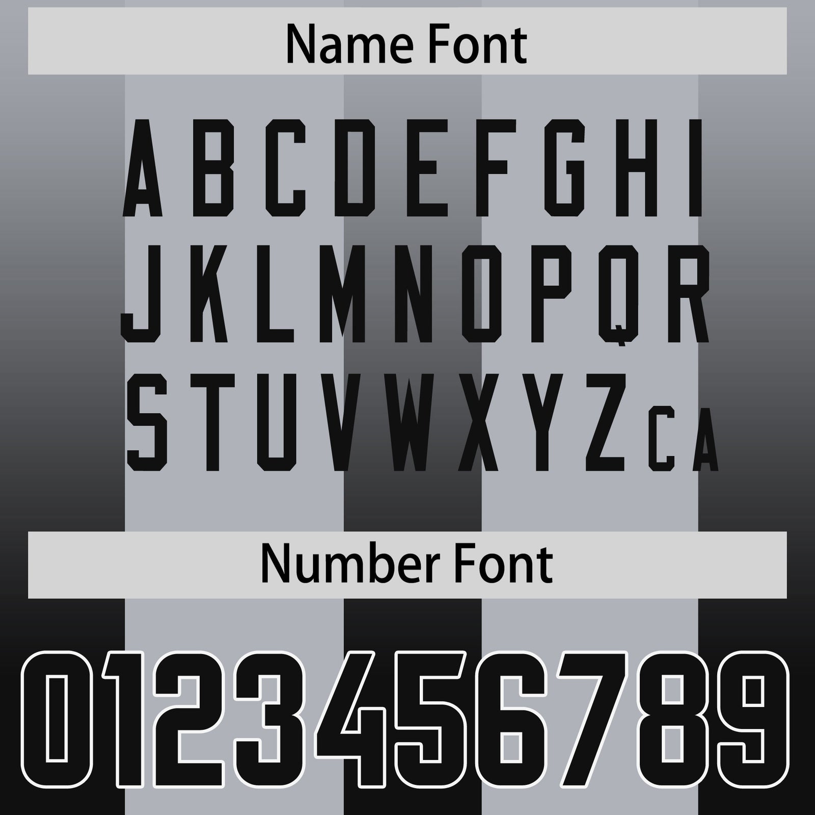 Custom Gray Black Vertical Width Stripe Gradient Fashion Personalized Team Football Jersey