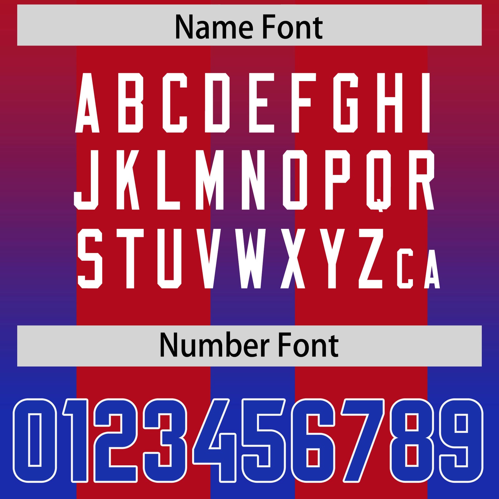 Custom Red Royal Vertical Width Stripe Gradient Fashion Personalized Team Football Jersey