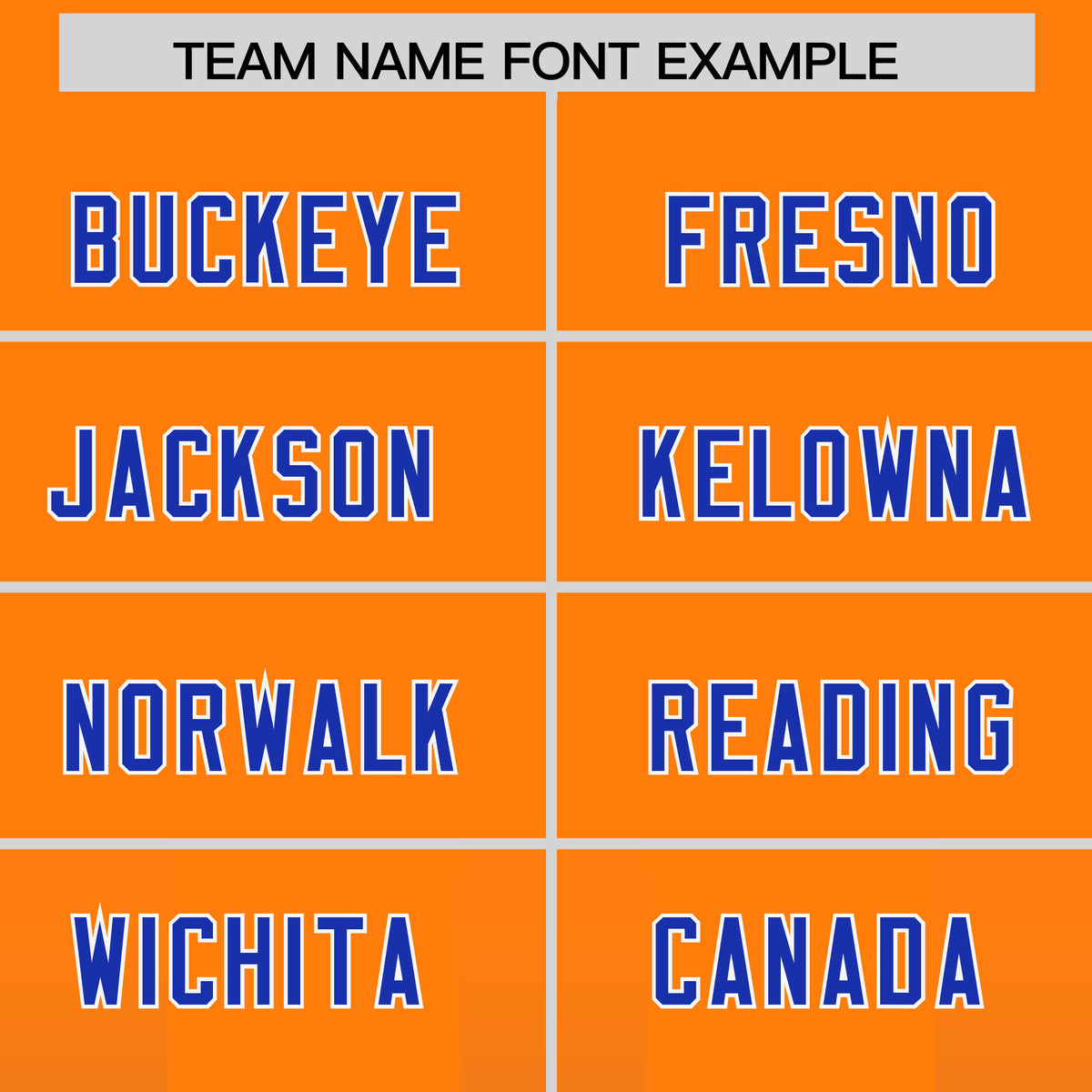 Custom Orange Royal Vertical Width Stripe Gradient Fashion Personalized Team Football Jersey