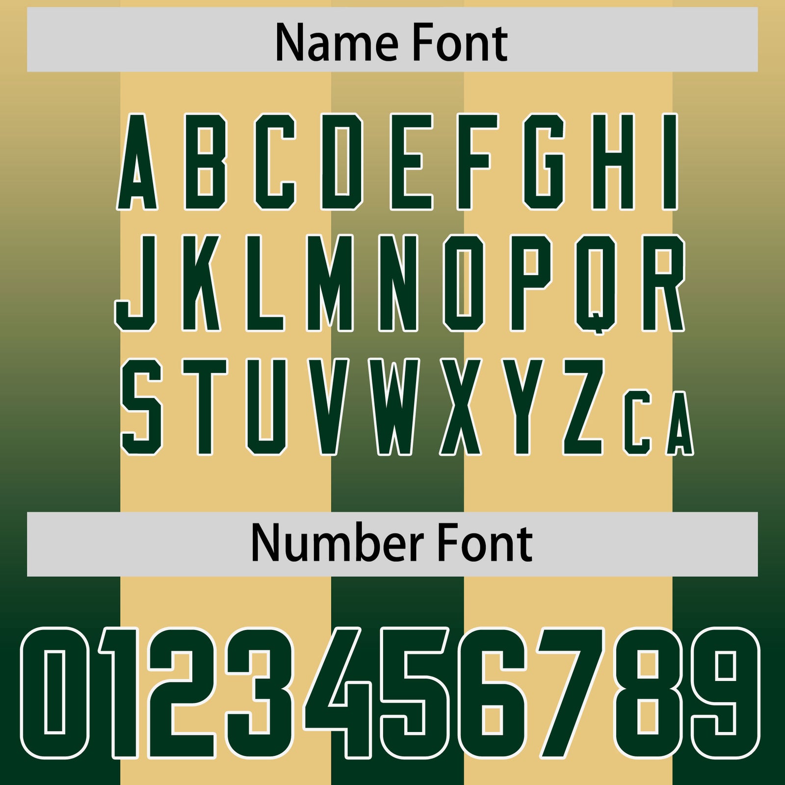 Custom Khaki Green Vertical Width Stripe Gradient Fashion Personalized Team Football Jersey
