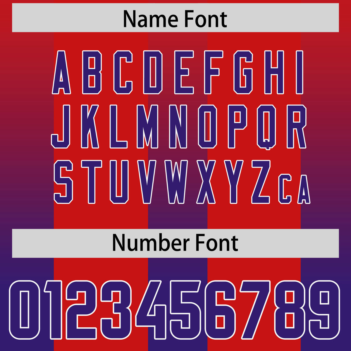 Custom Red Purple Vertical Width Stripe Gradient Fashion Personalized Team Football Jersey