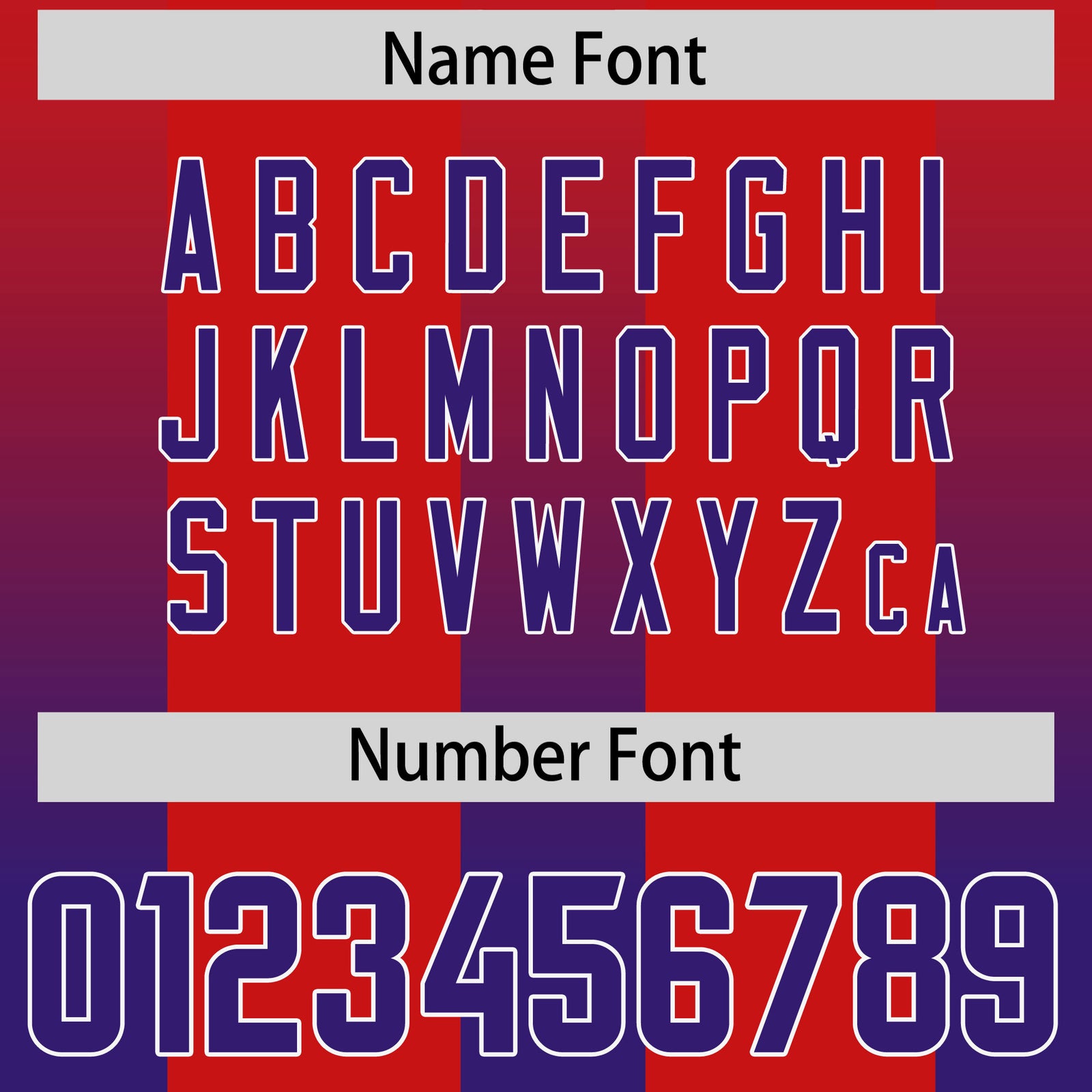 Custom Red Purple Vertical Width Stripe Gradient Fashion Personalized Team Football Jersey