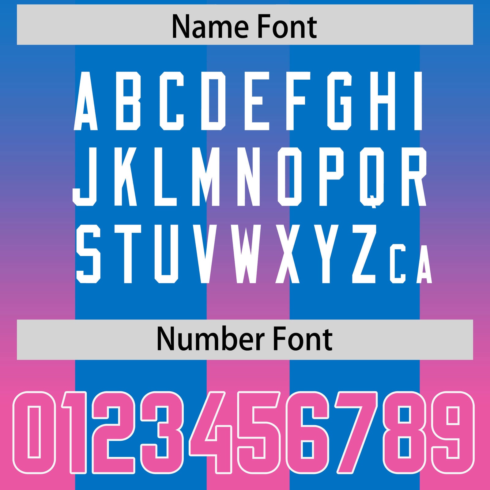 Custom Royal Pink Vertical Width Stripe Gradient Fashion Personalized Team Football Jersey