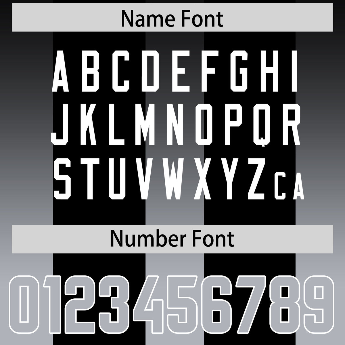 Custom Black Gray Vertical Width Stripe Gradient Fashion Personalized Team Football Jersey