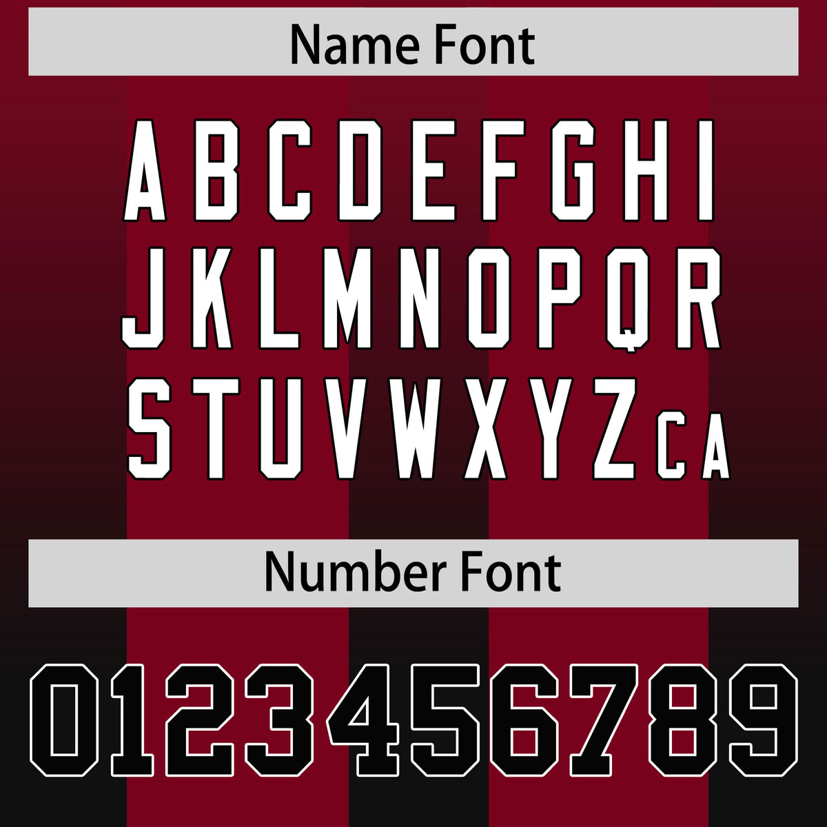 Custom Cardinal Black Vertical Width Stripe Gradient Fashion Personalized Team Football Jersey