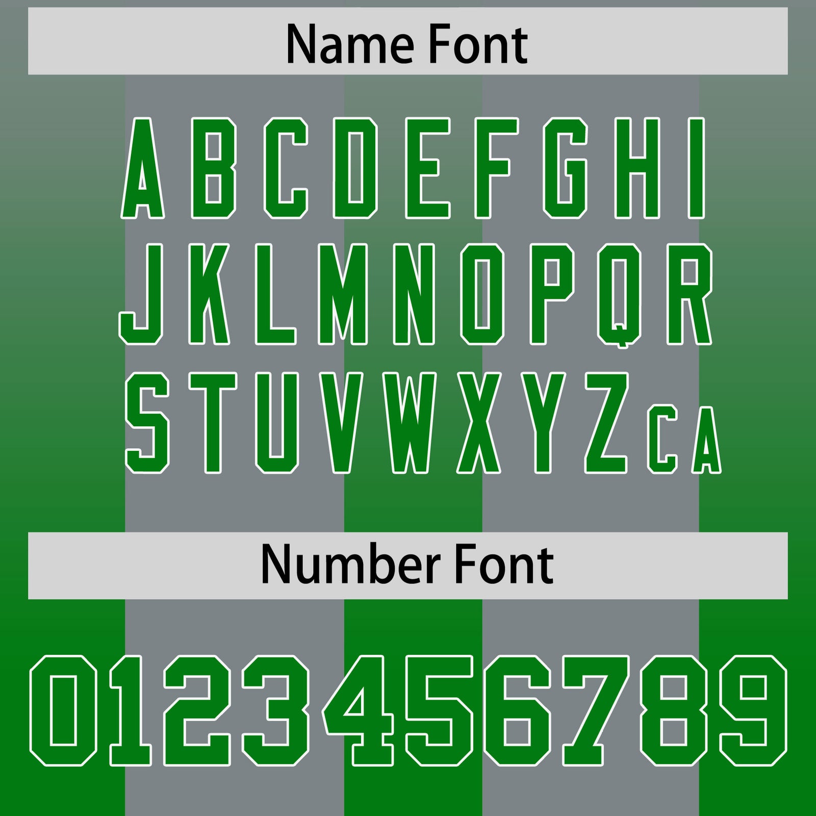 Custom Dark Gray Kelly Green Vertical Width Stripe Gradient Fashion Personalized Team Football Jersey