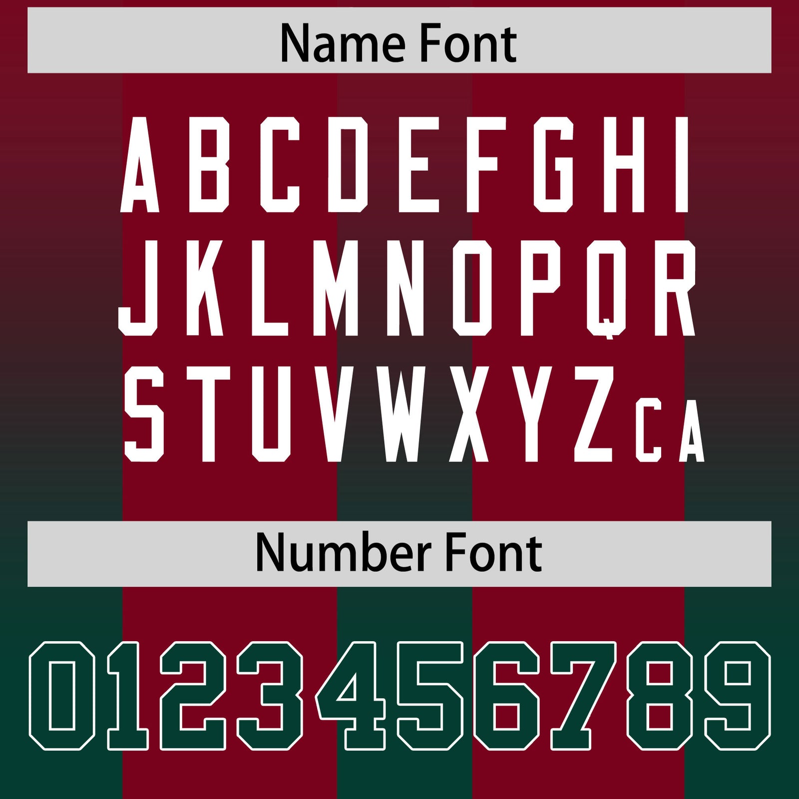 Custom Cardinal Midnight Green Vertical Width Stripe Gradient Fashion Personalized Team Football Jersey