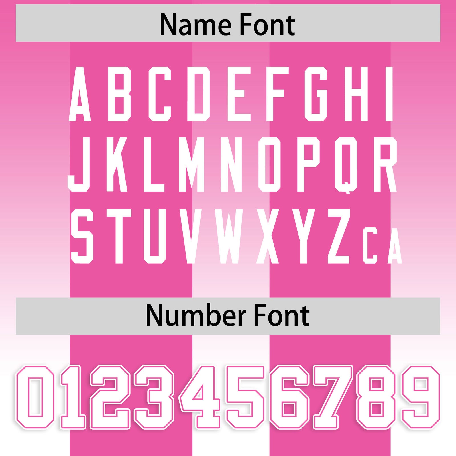 Custom Pink White Vertical Width Stripe Gradient Fashion Personalized Team Football Jersey